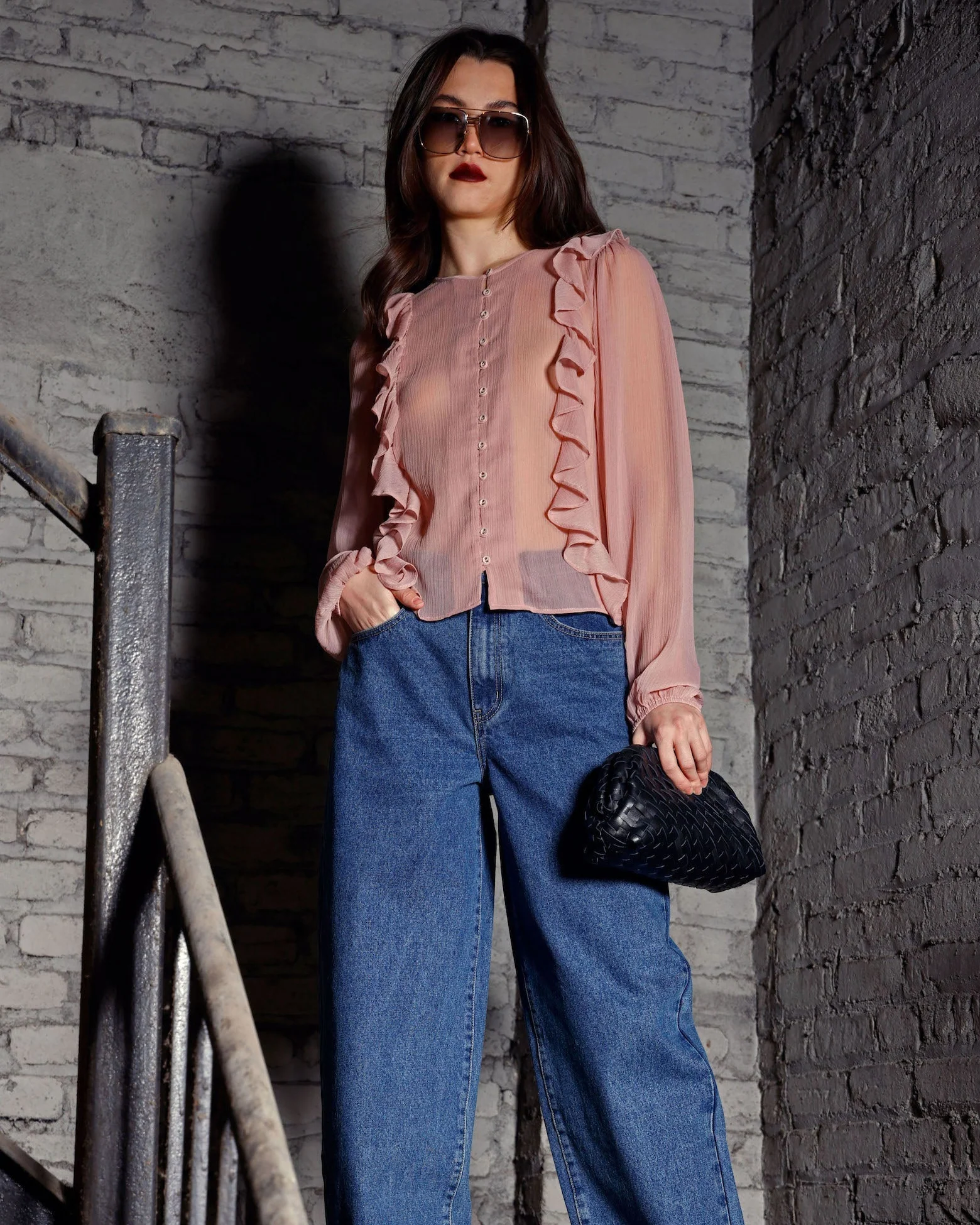 Aiden Top, Blush - Image 2