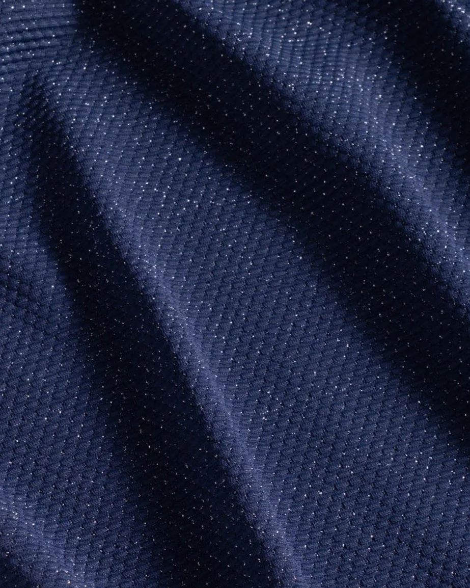 Alexis Top In Marine Blue Metallic - Image 6
