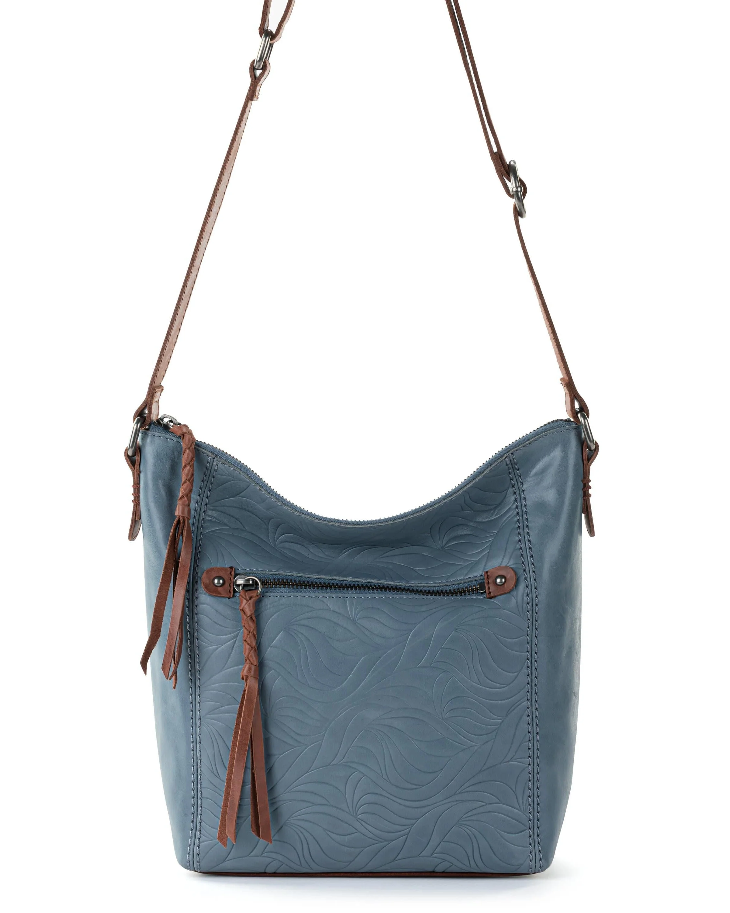 Ashland Crossbody - Leather - Maritime Wave Embossed - Image 2