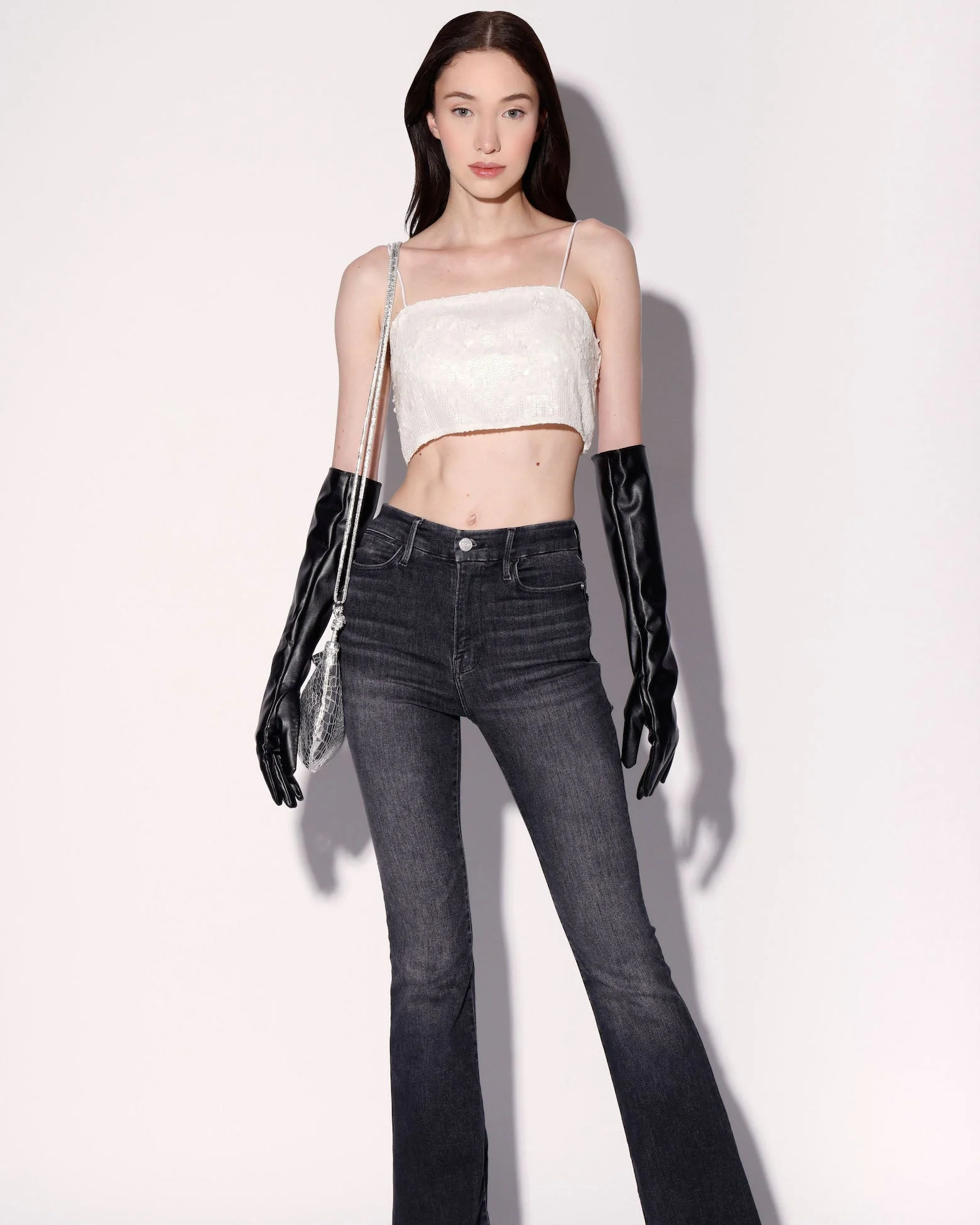 Audrine Top, Vanilla Cloud Sequin - Image 2