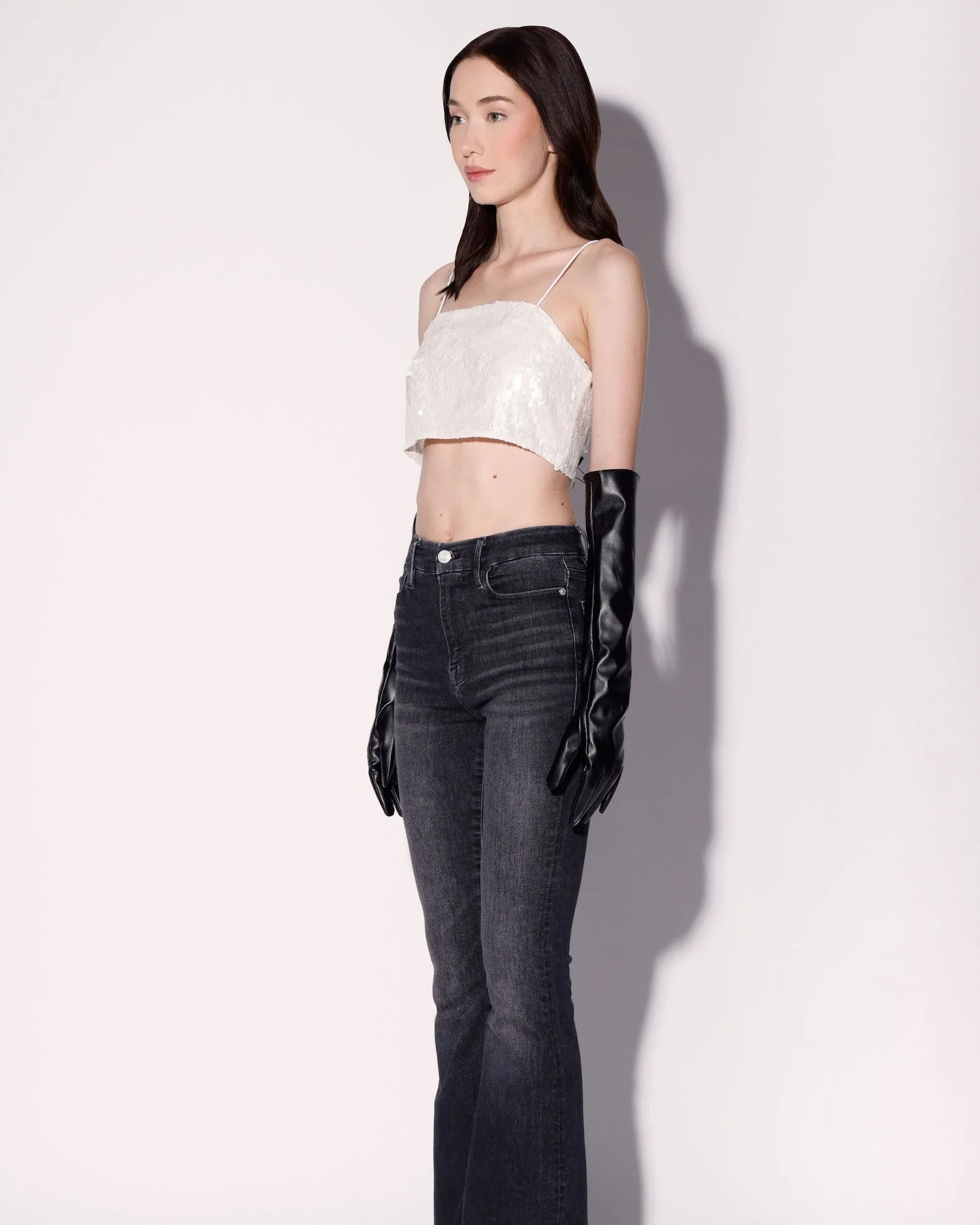 Audrine Top, Vanilla Cloud Sequin - Image 3