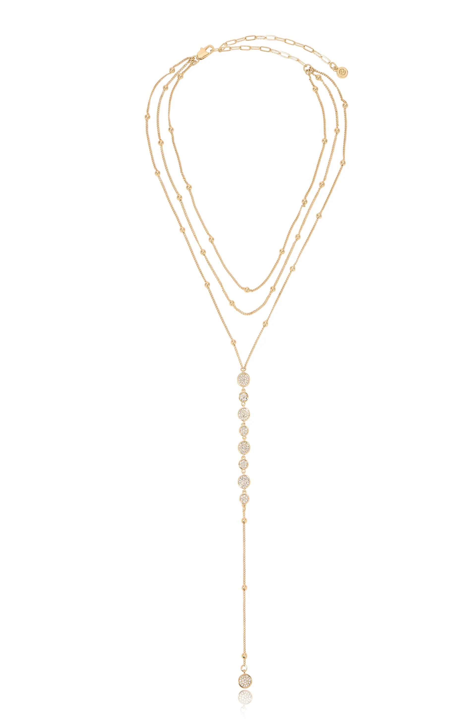 Bali Dreams Crystal Lariat Necklace - Image 3