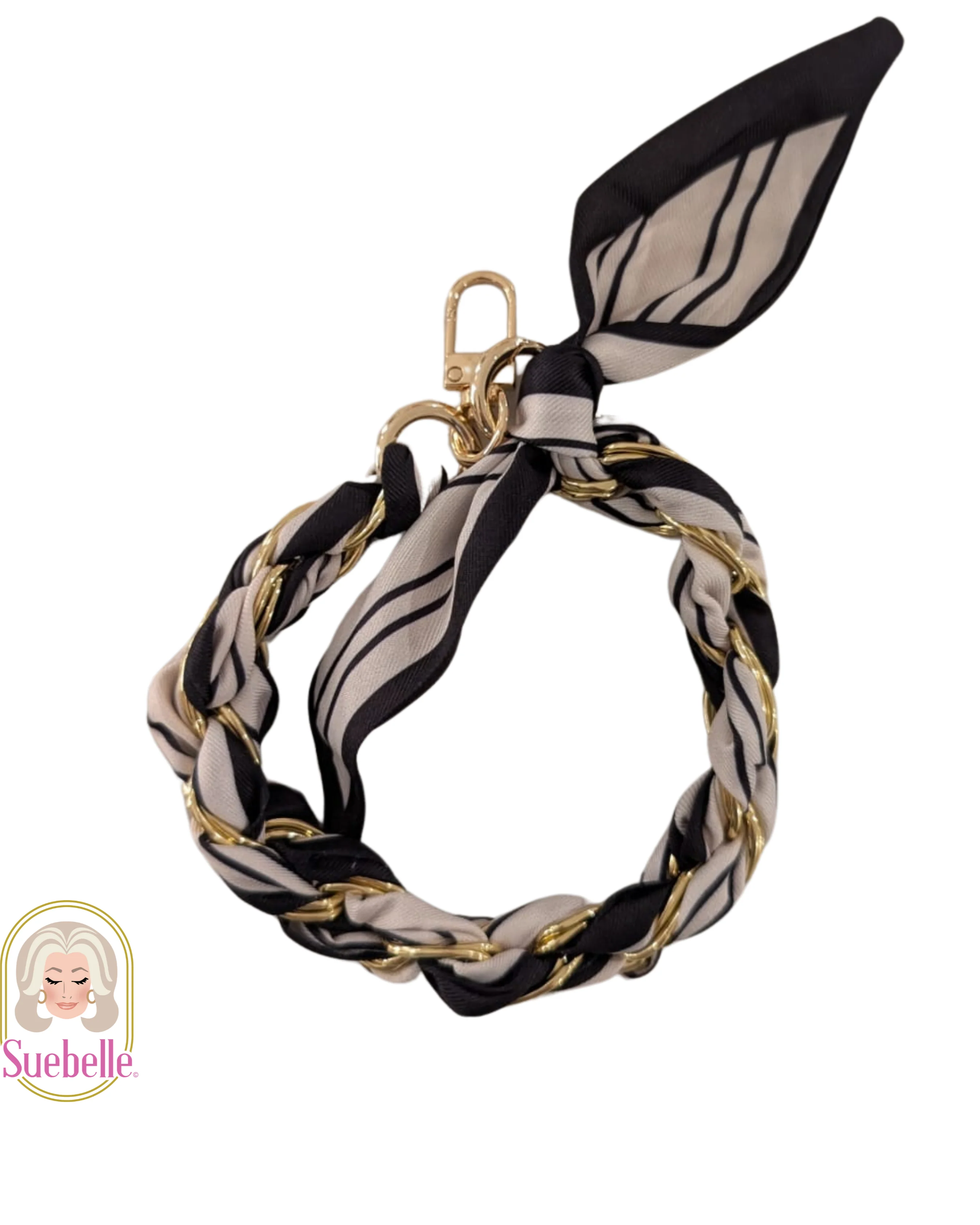 Black Tie Palms Phone Wristlet