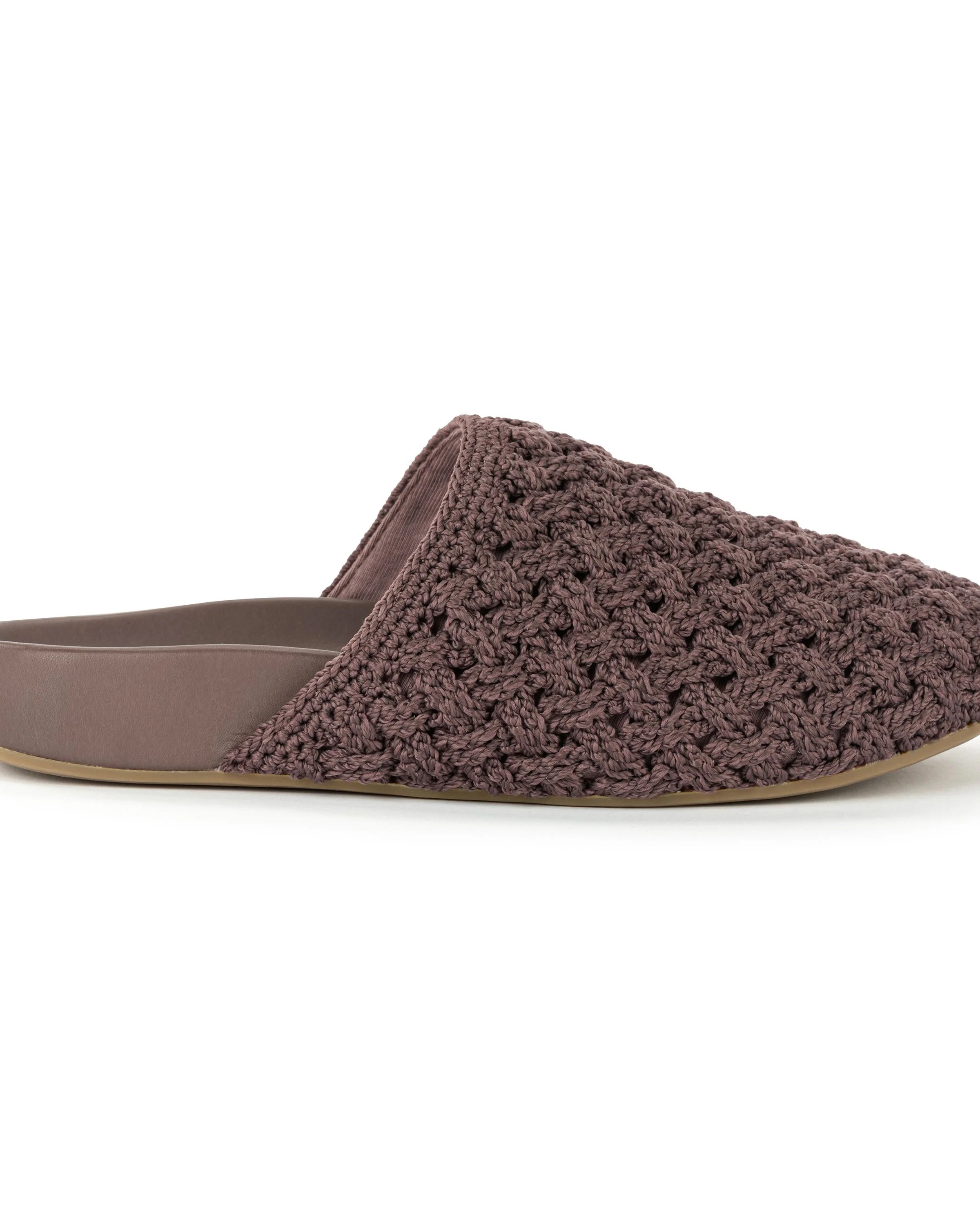 Bolinas Clog - Hand Crochet - Mushroom Cozy Weave - Image 3