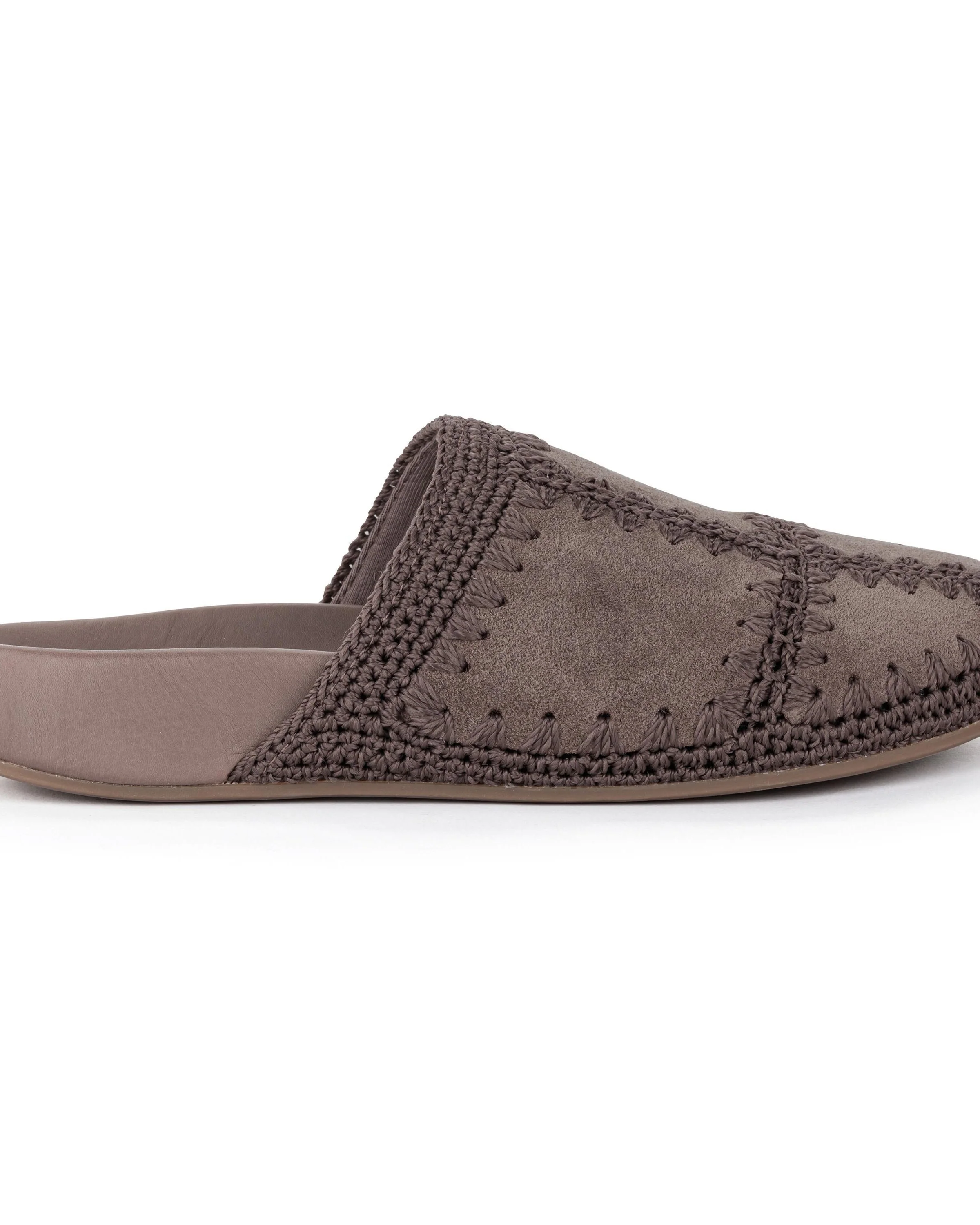 Bolinas Clog - Leather - Mushroom Suede Patch - Image 4