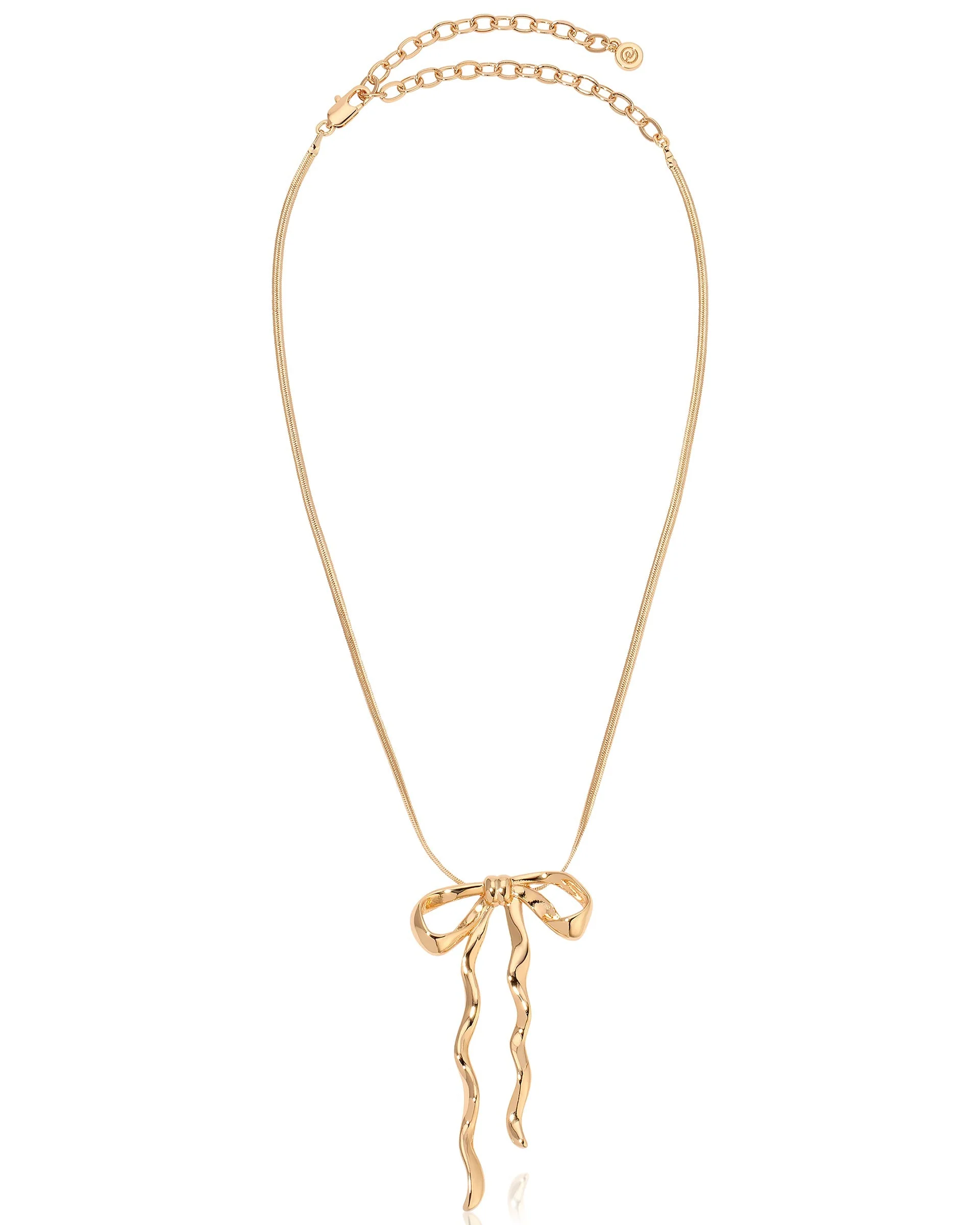 Bow Organica Pendant Necklace - Image 3