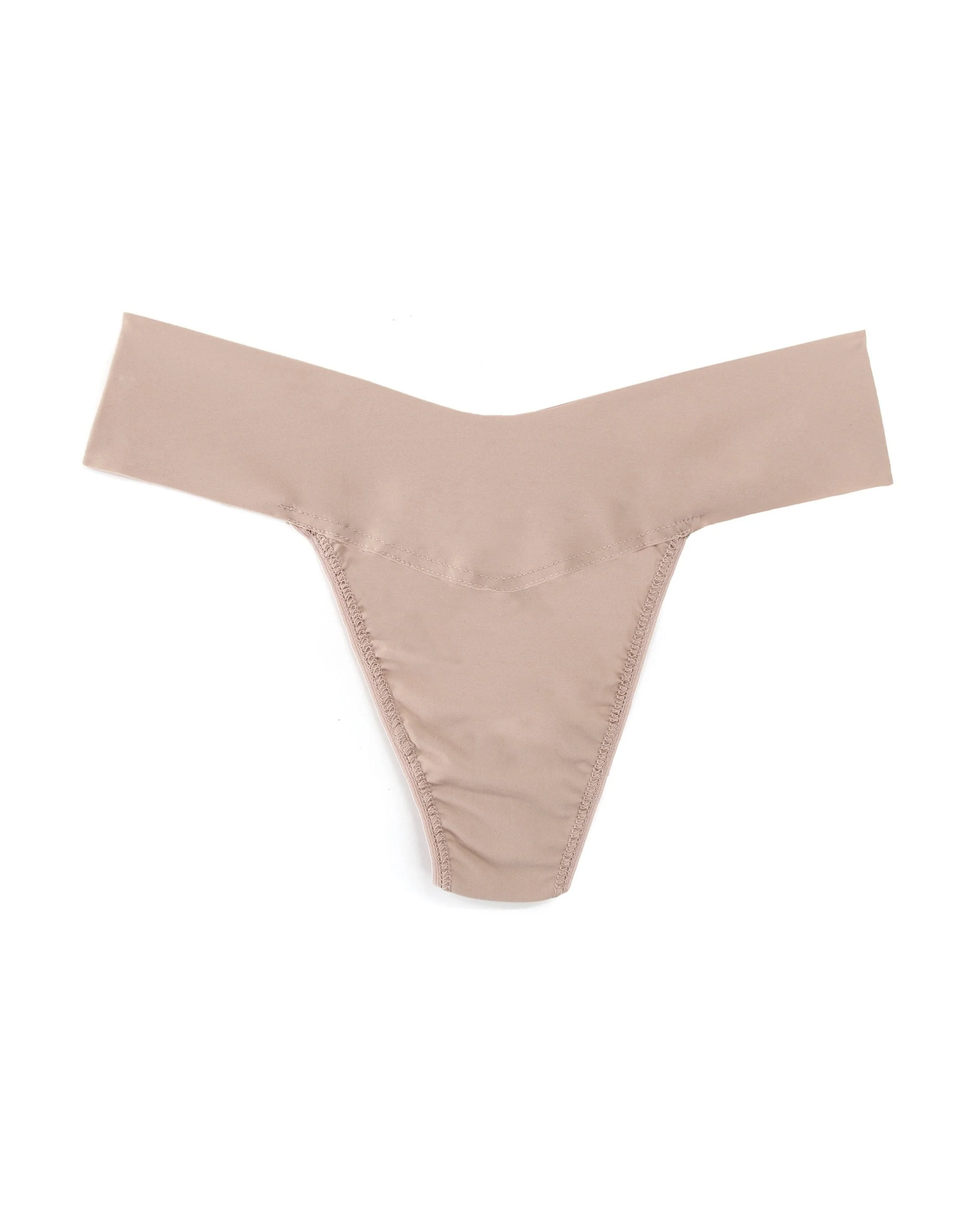 BreatheSoft® Natural Rise Thong Taupe - Image 3