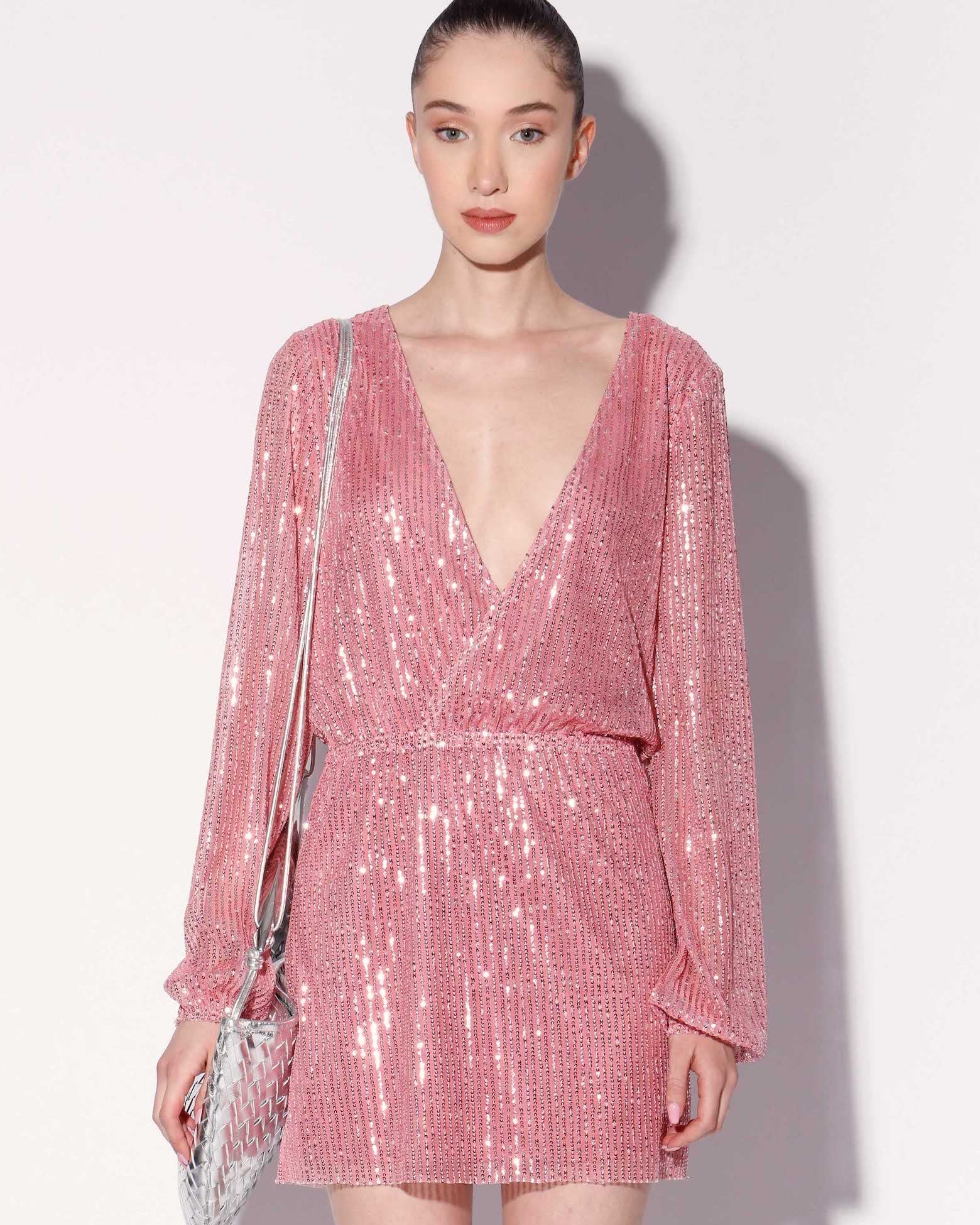 Callypso Dress, City Sequin Rose