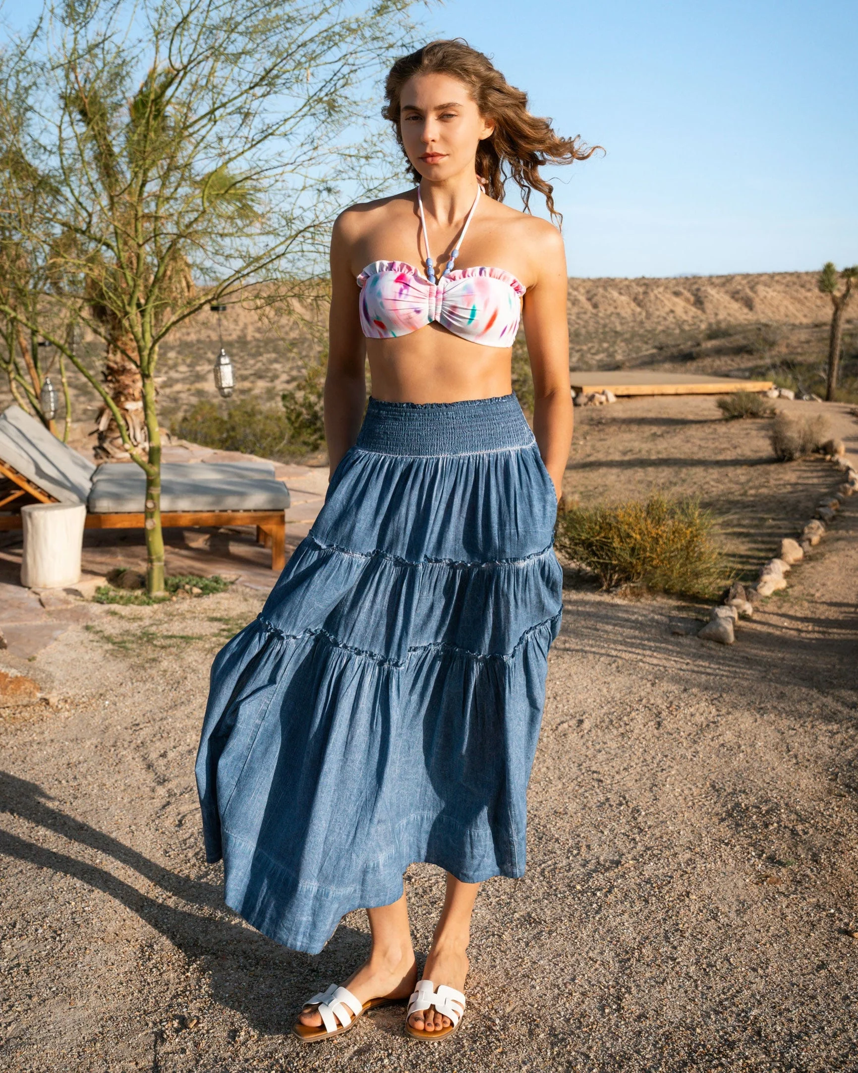 Charlie Skirt In Stonewash - Image 5