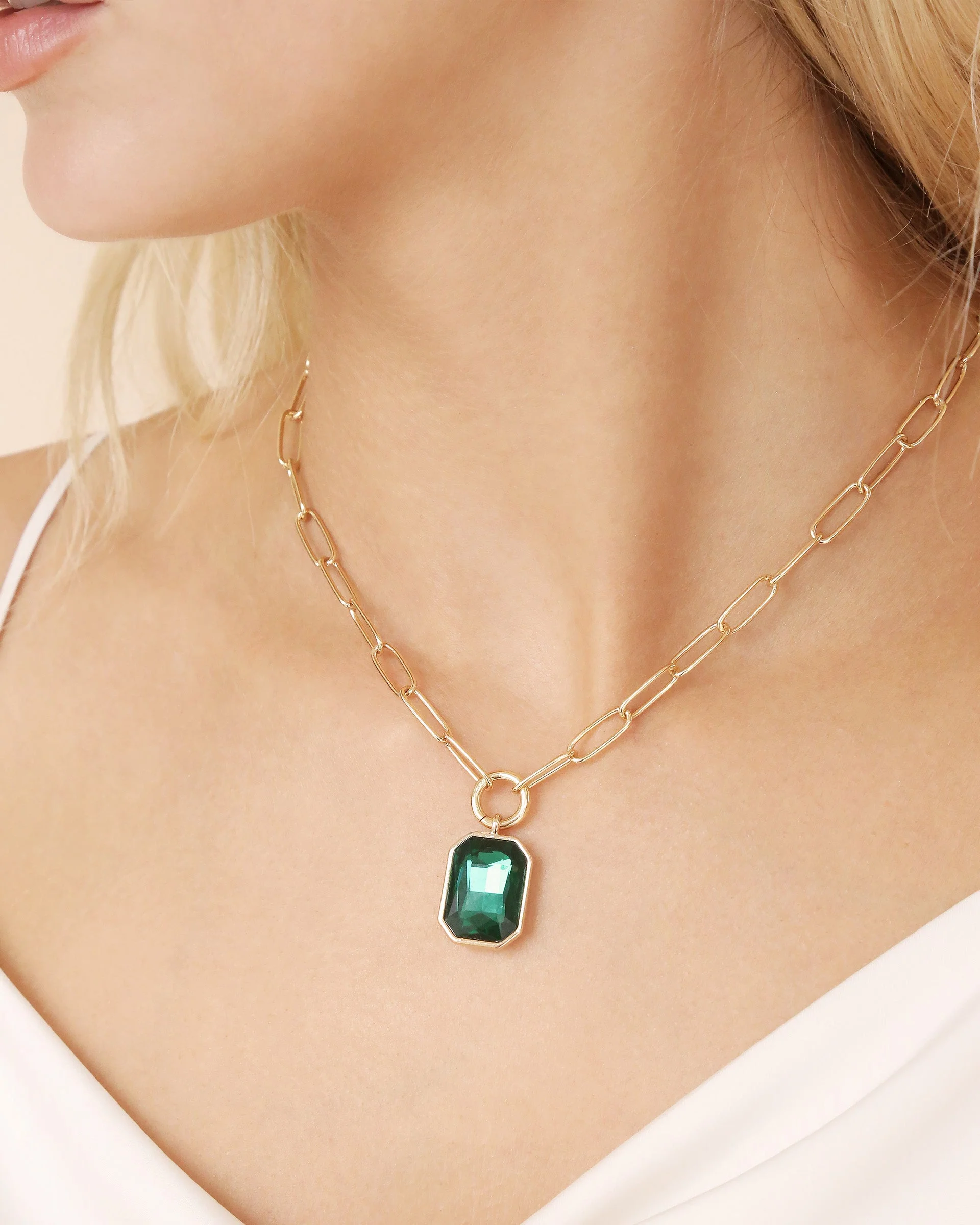 Deco Pendant Necklace - Image 2