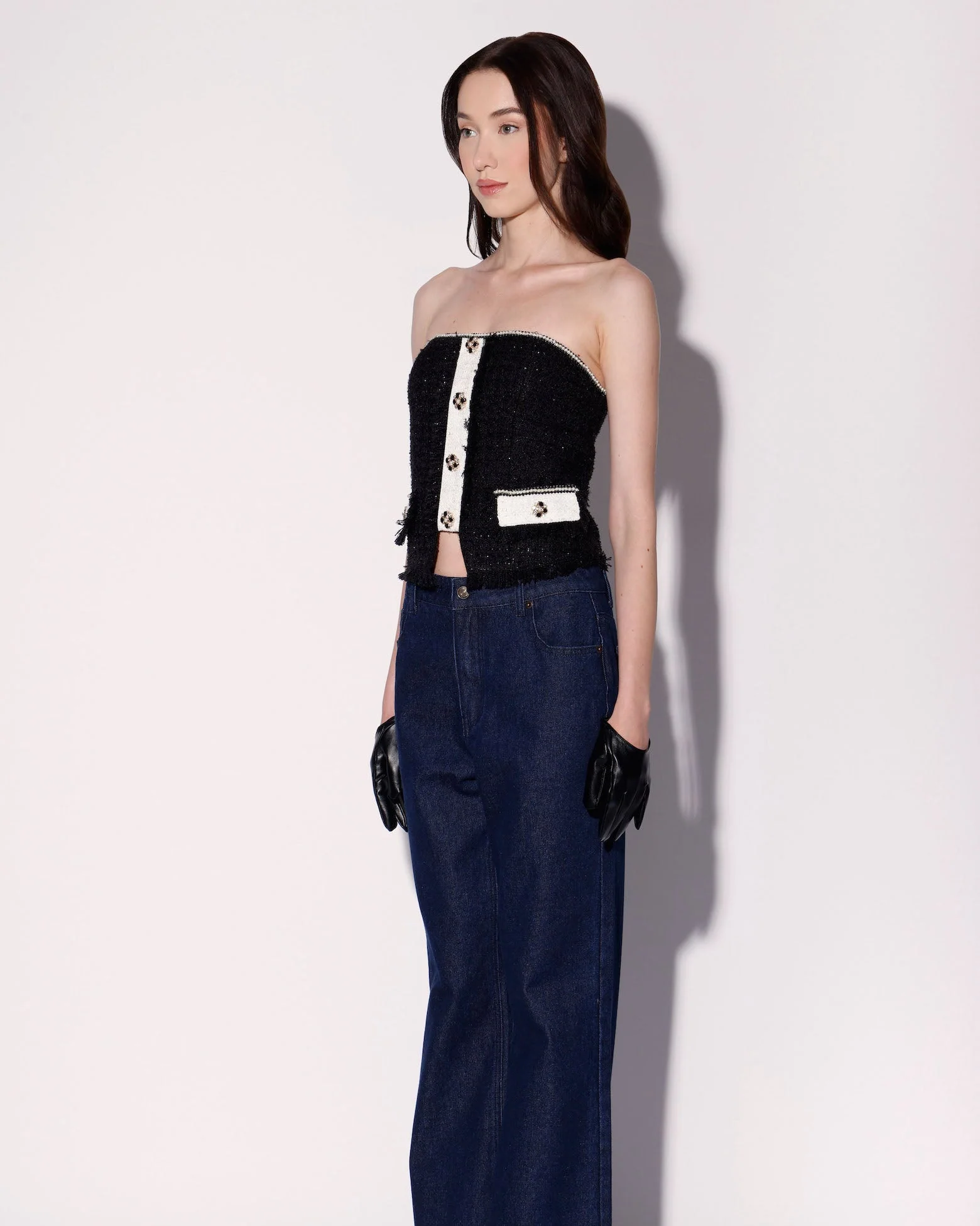 Demi Top, Heiress Tweed - Image 3