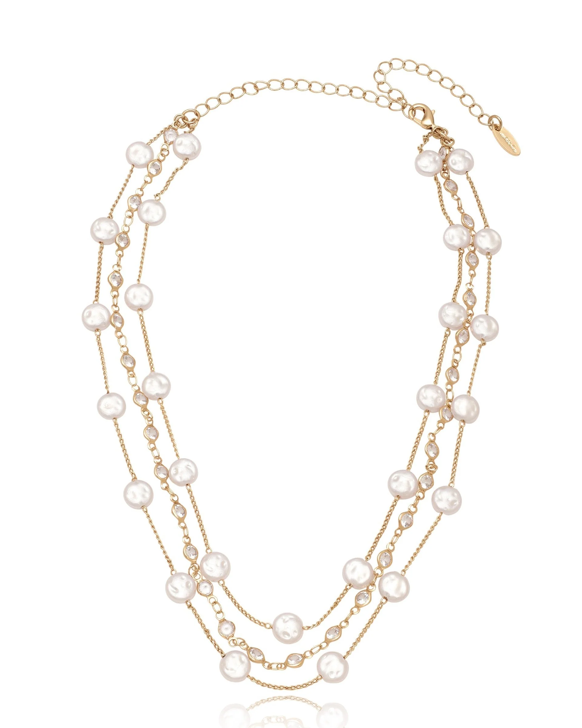 Dressed in Pearls Layered Necklace - Image 3