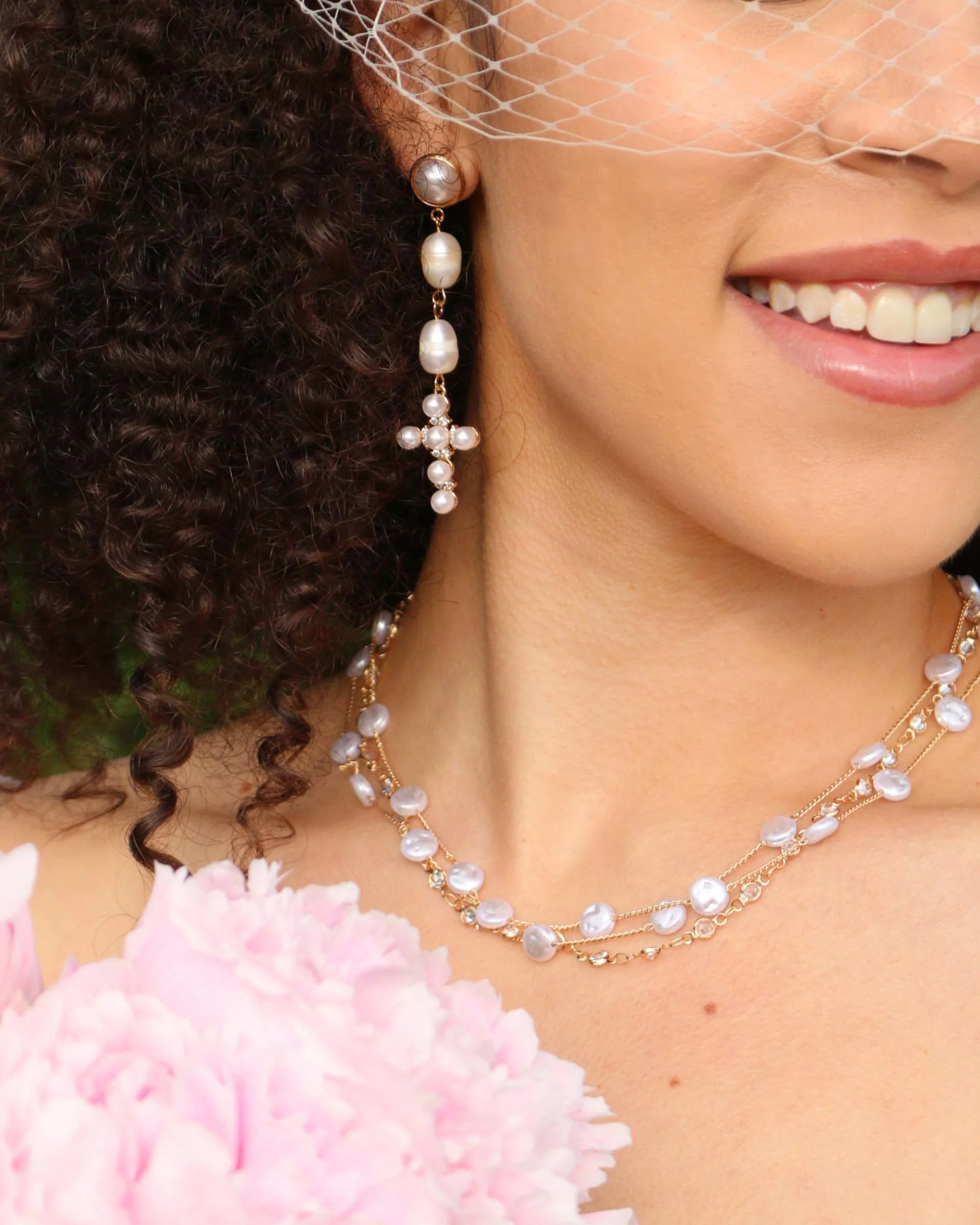 Dressed in Pearls Layered Necklace - Image 4