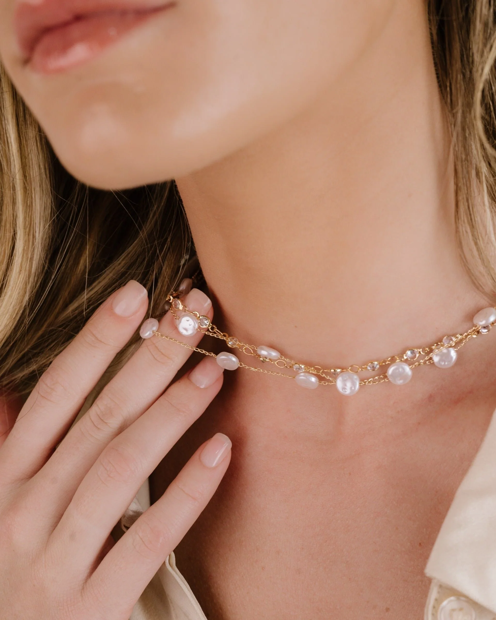 Dressed in Pearls Layered Necklace - Image 8