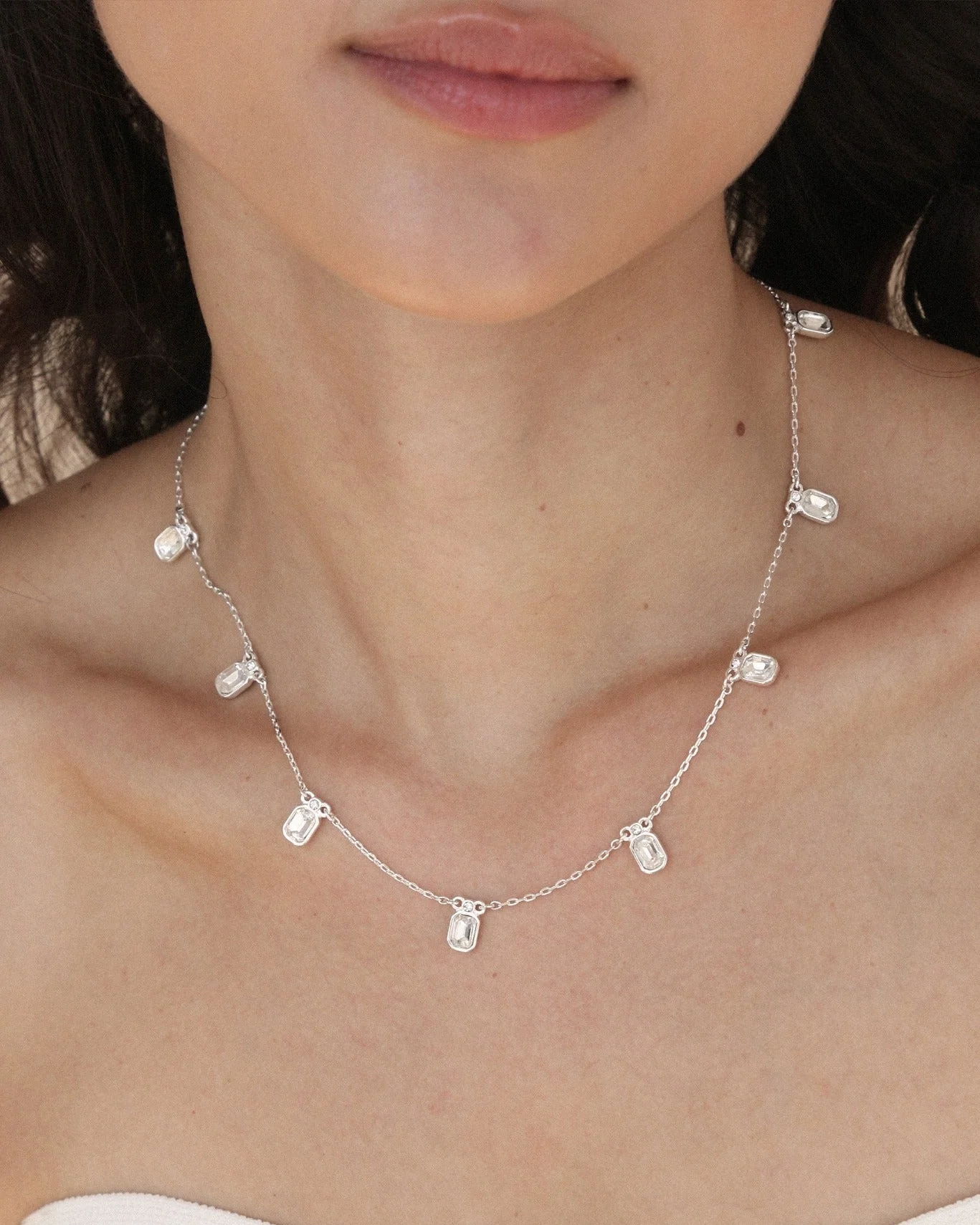 Emerald Deco Charm Necklace - Image 4