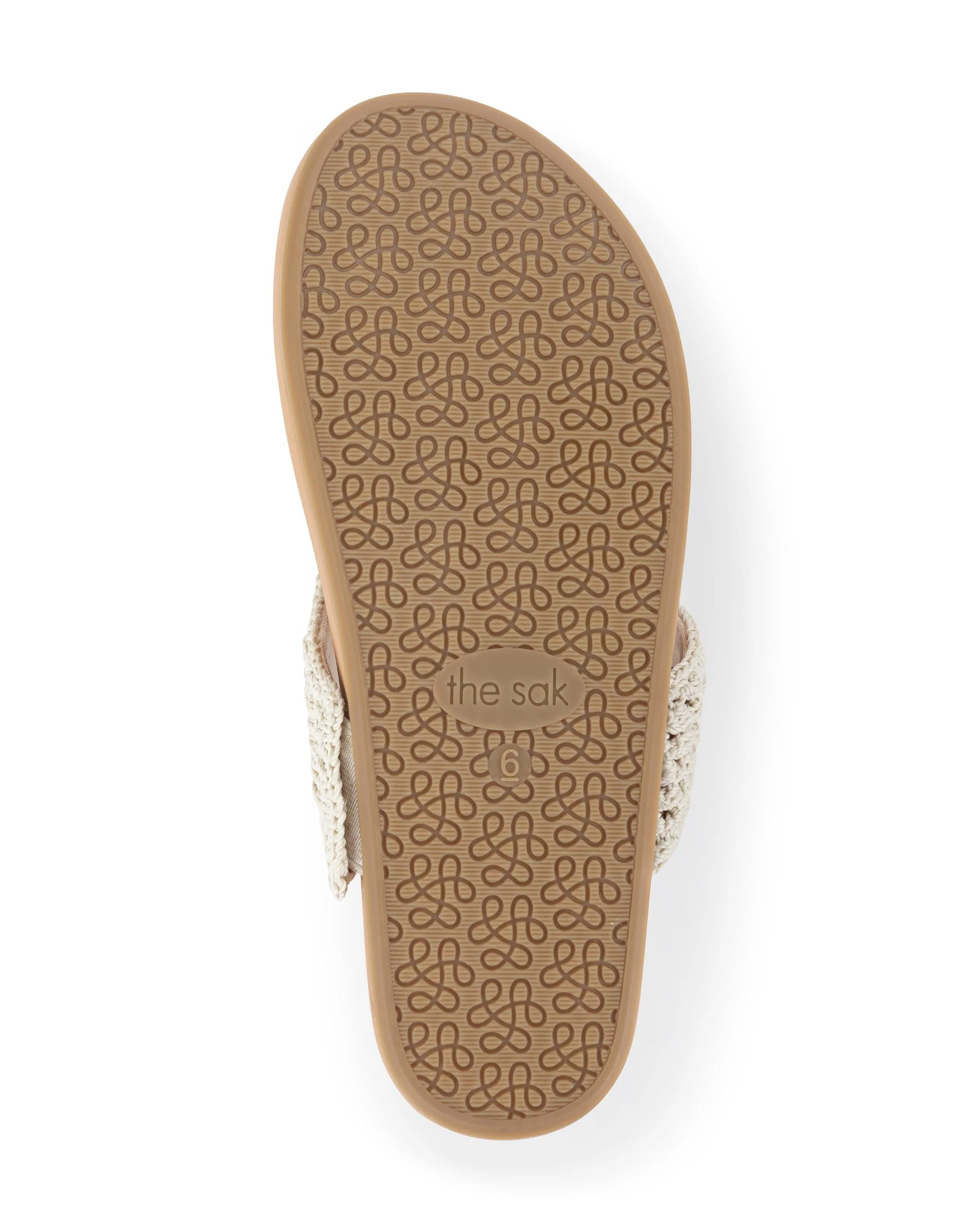 Everly Sandal - Hand Crochet - Natural Medallion - Image 5