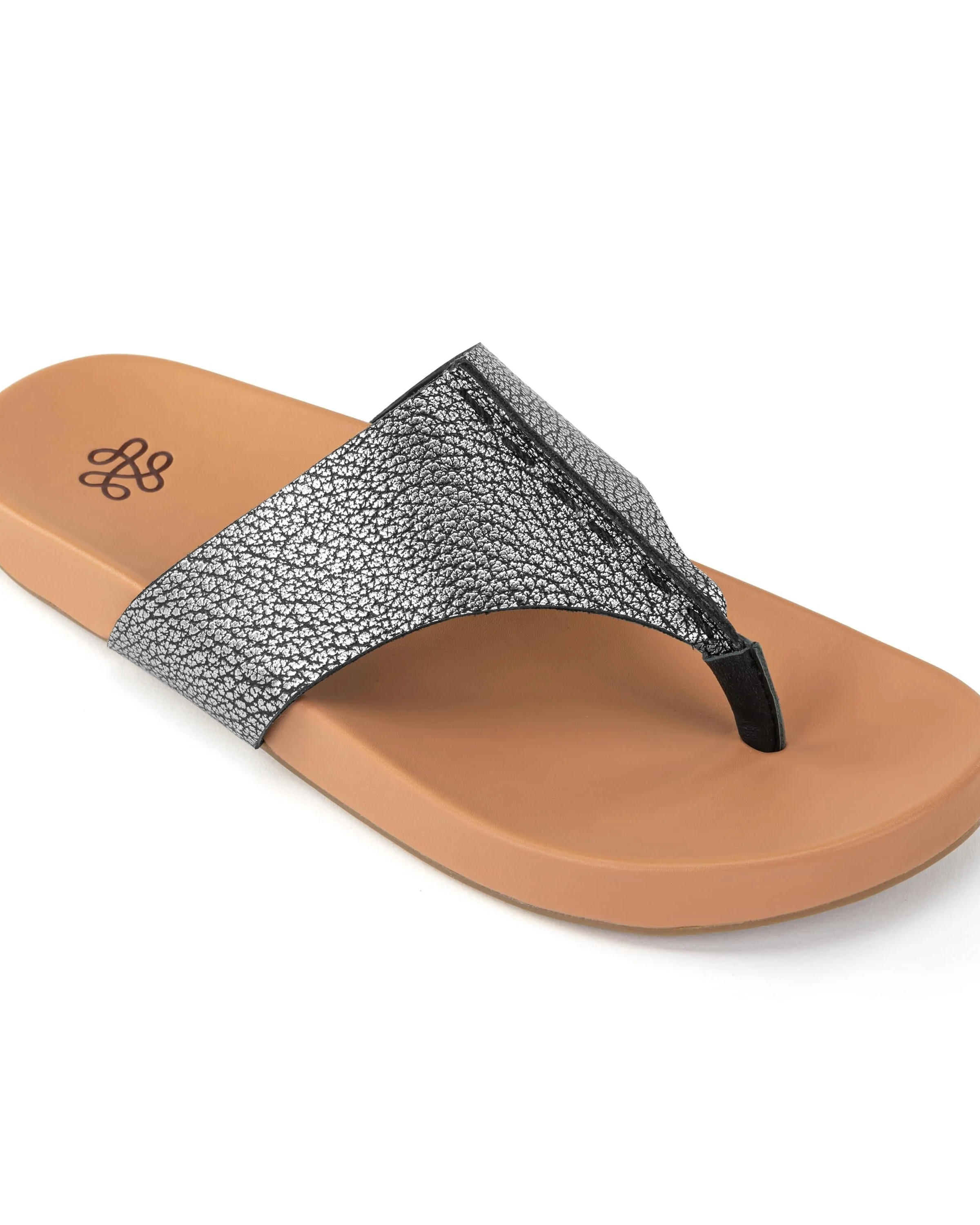 Everly Sandal - Leather - Dark Silver - Image 2
