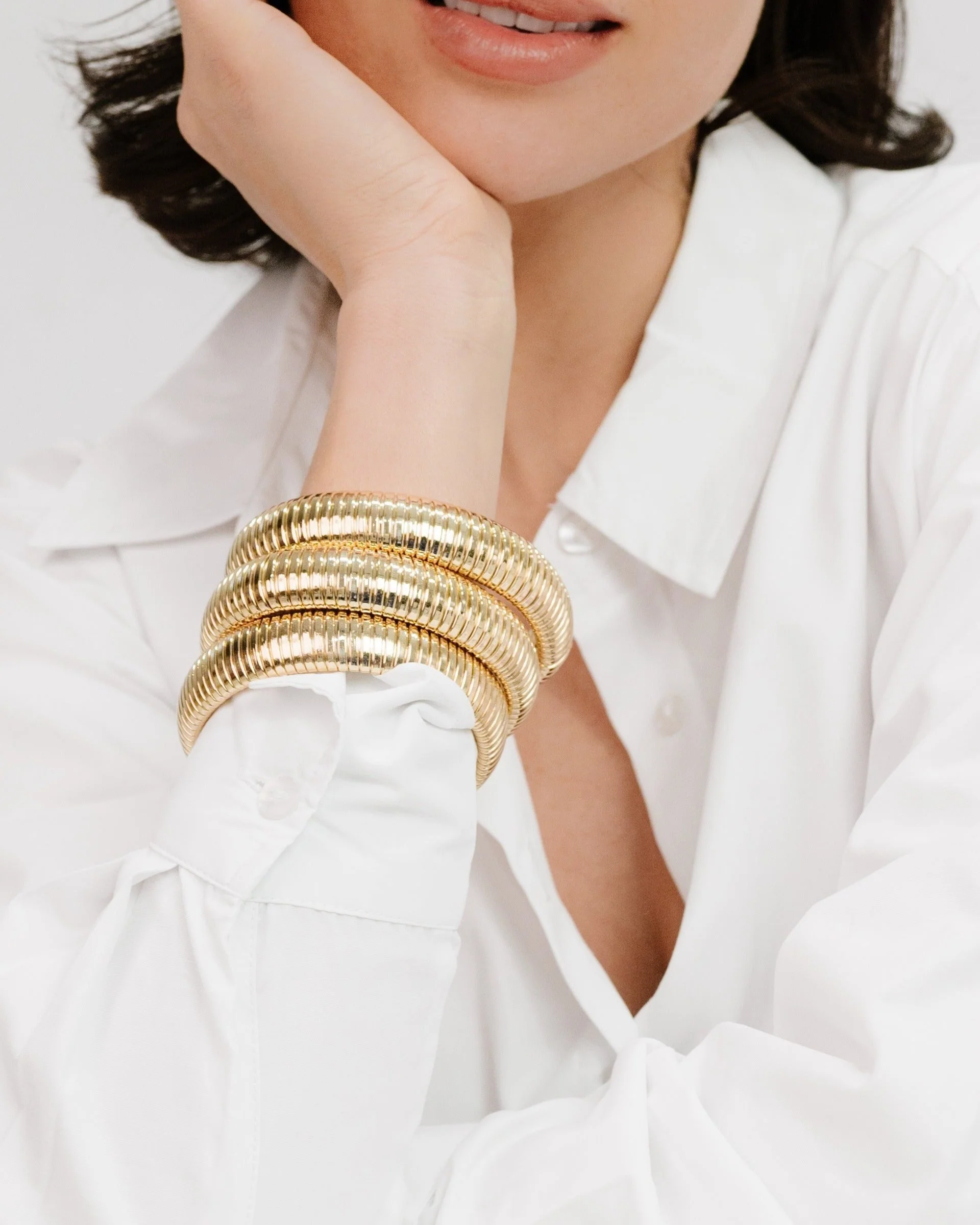 Flex Snake Chain Stretch Bracelet Set - Image 2