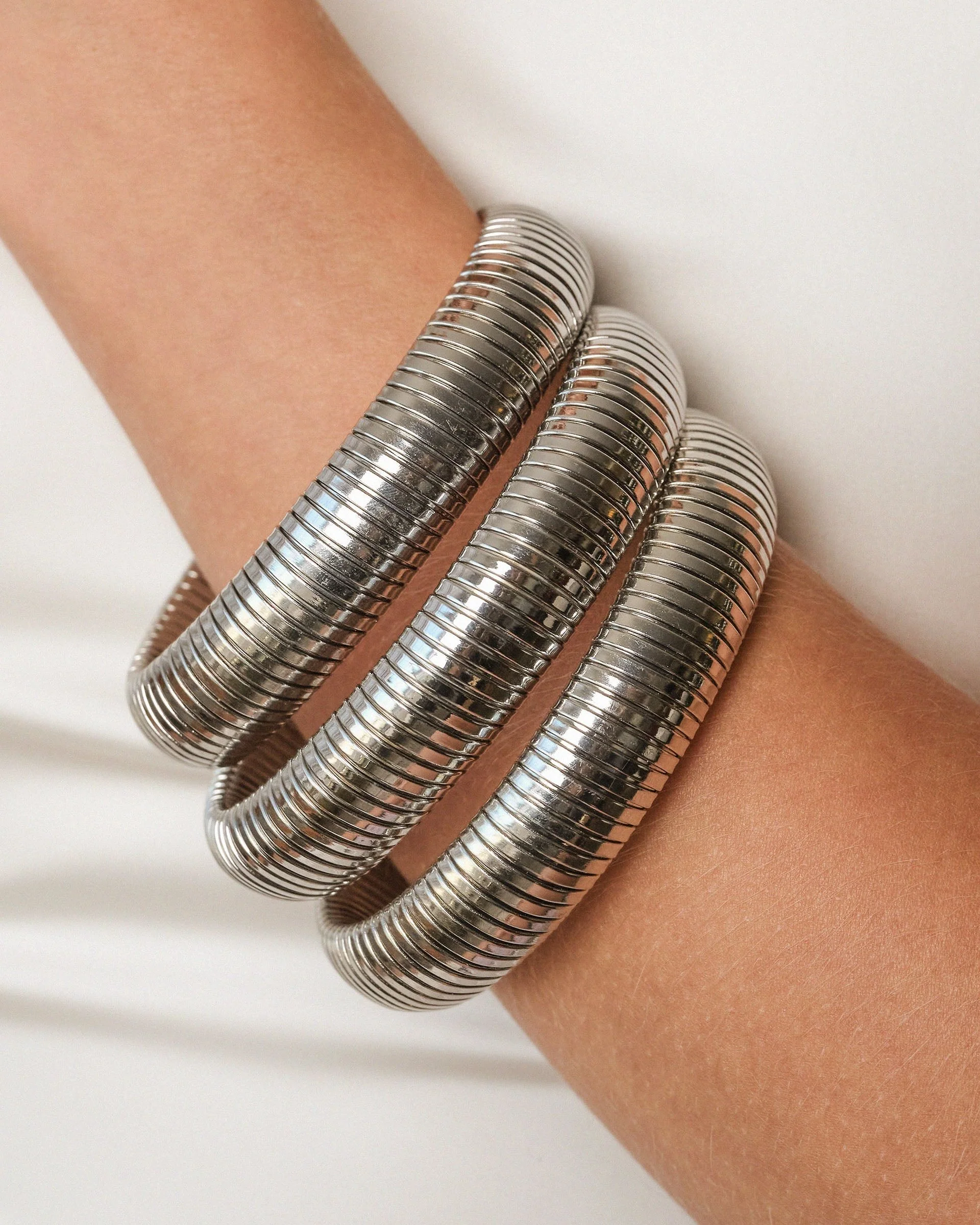 Flex Snake Chain Stretch Bracelet Set - Image 6