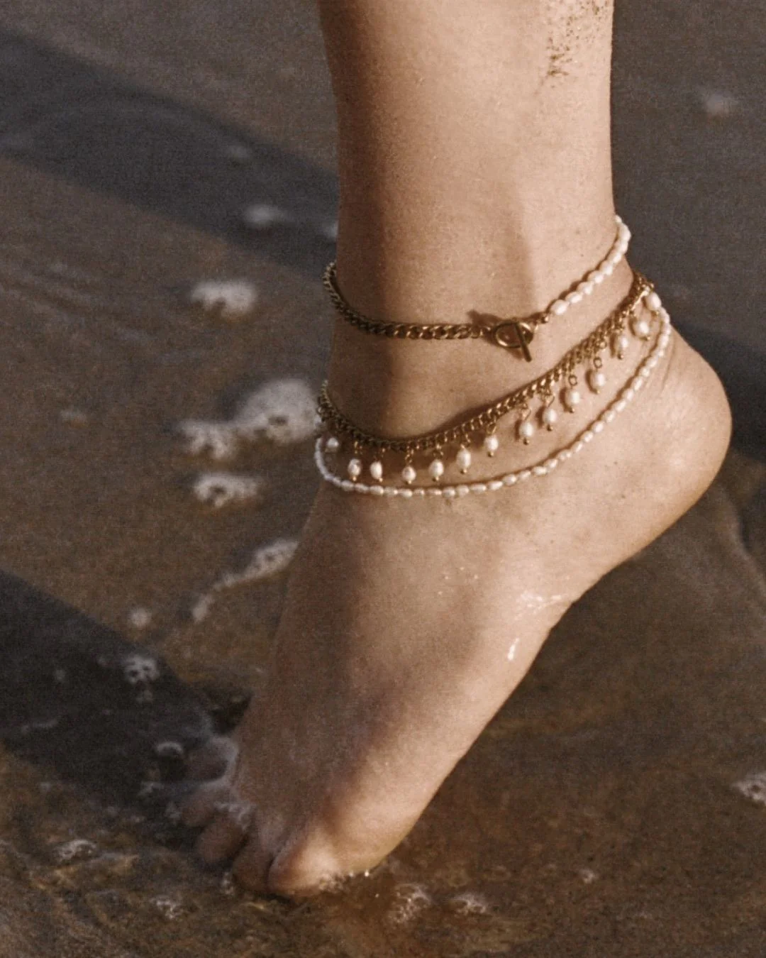 Freshwater Pearl Michel Anklet - Image 3
