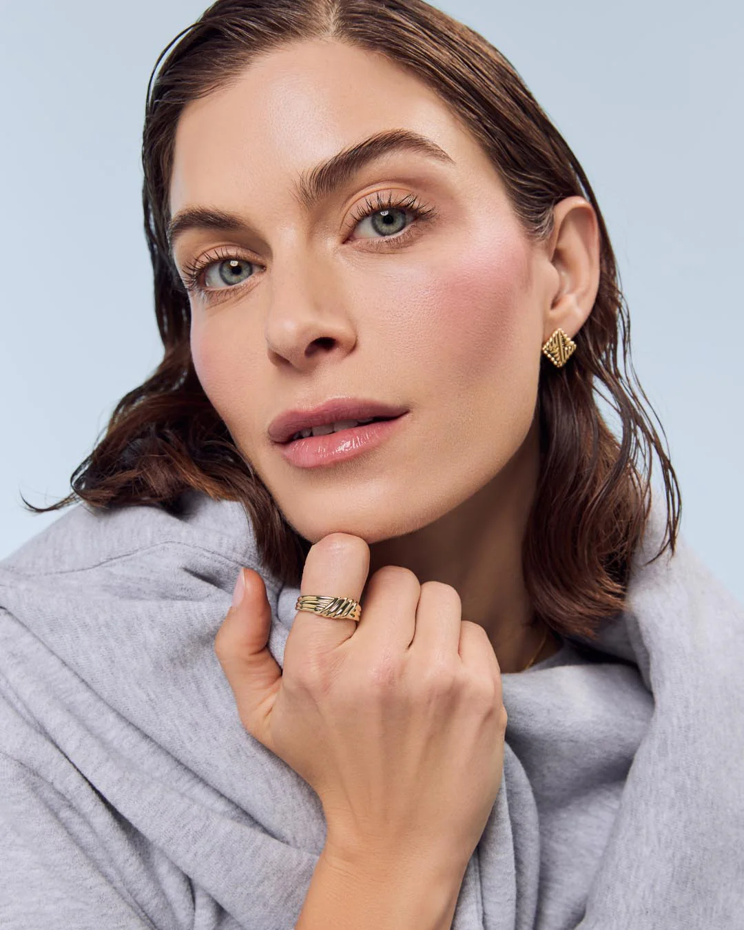Gold Band Ring - Lydia - Image 2