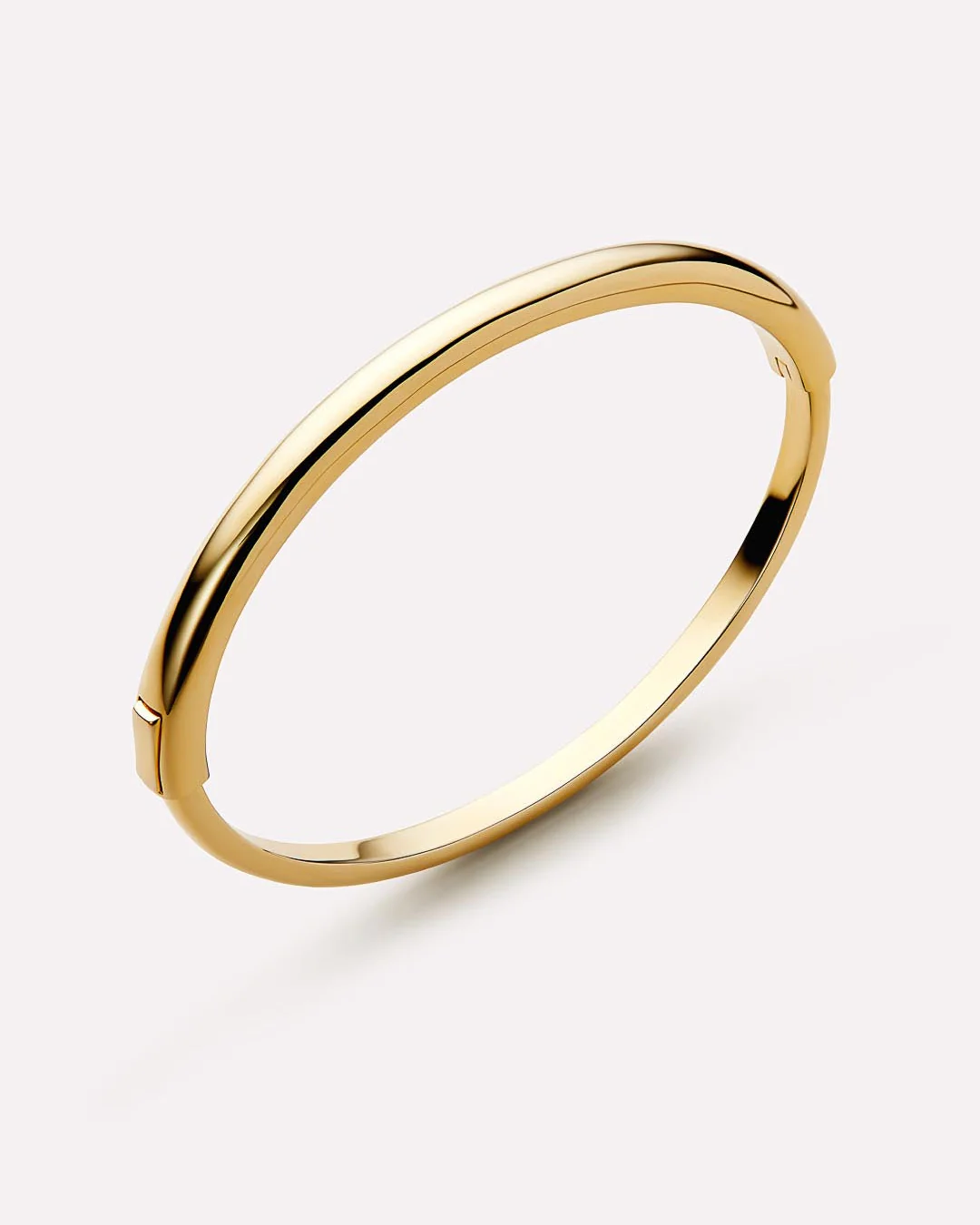 Gold Bangle Bracelet - Brynley - Image 6