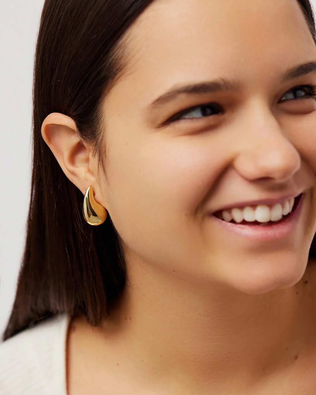 Gold Statement Earrings - Kiara - Image 5