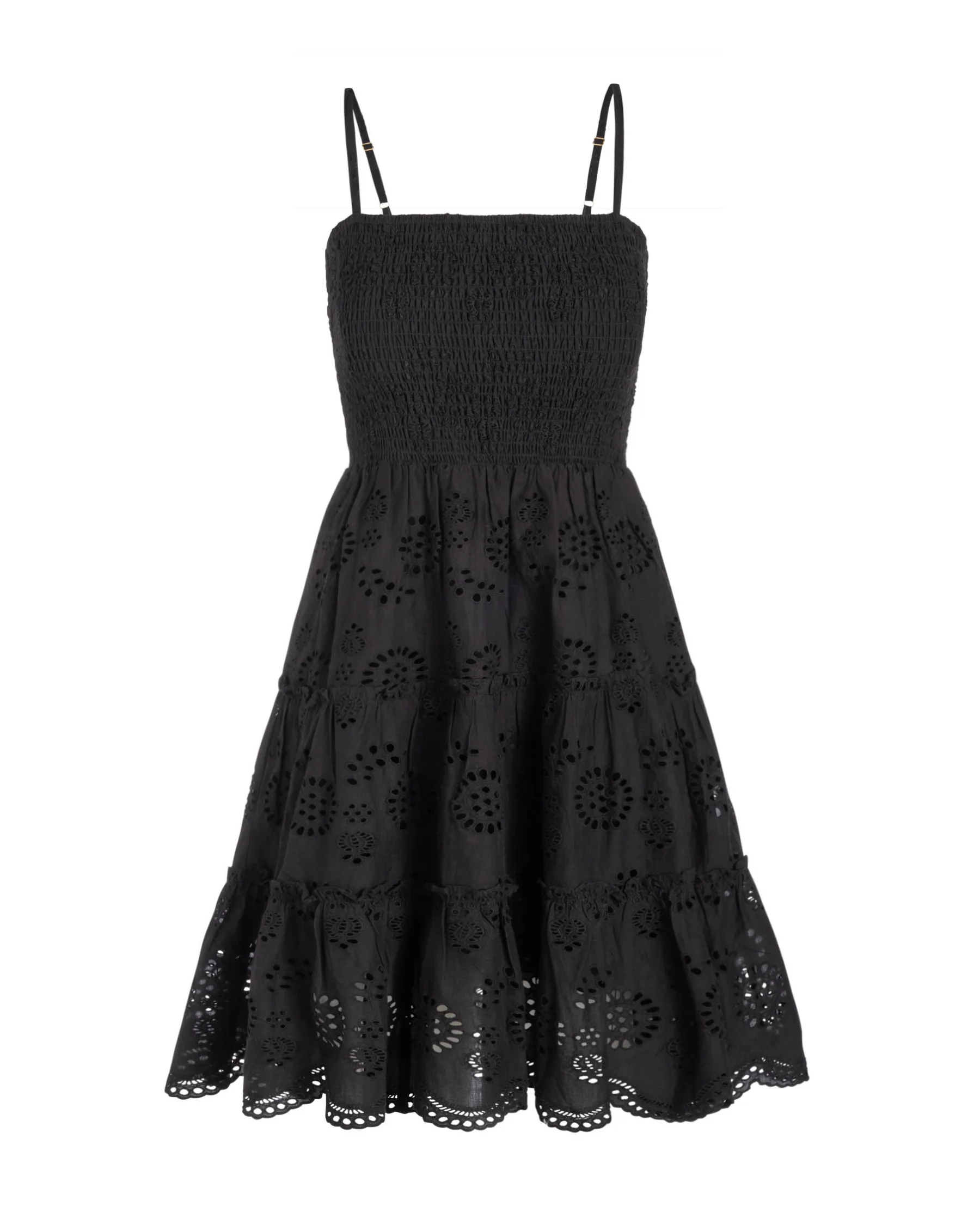Hannah Dress In Black Eyelet