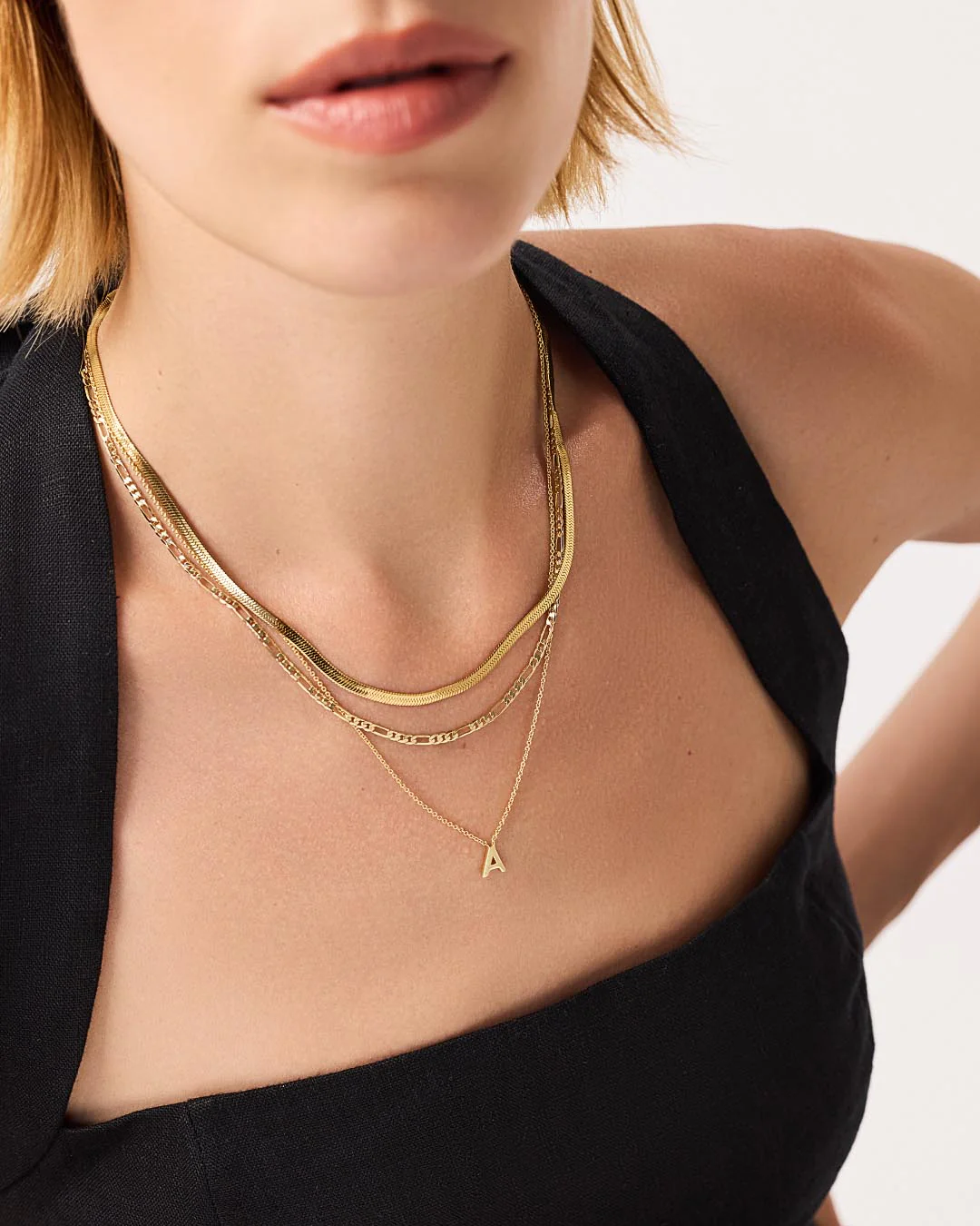 Herringbone Chain Necklace - Ina - Image 7
