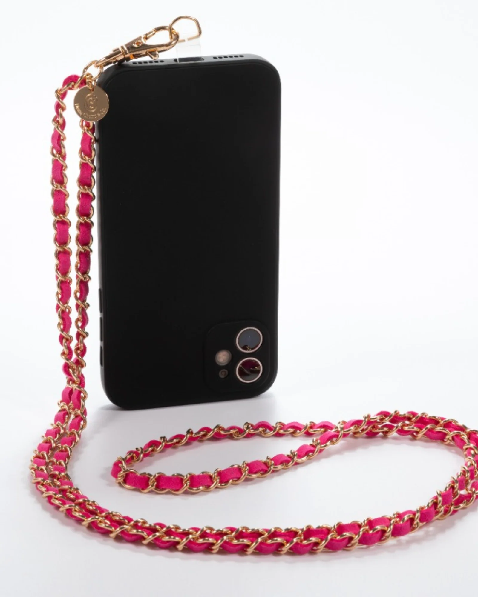 Hollywood Hot Pink Crossbody Phone Chain
