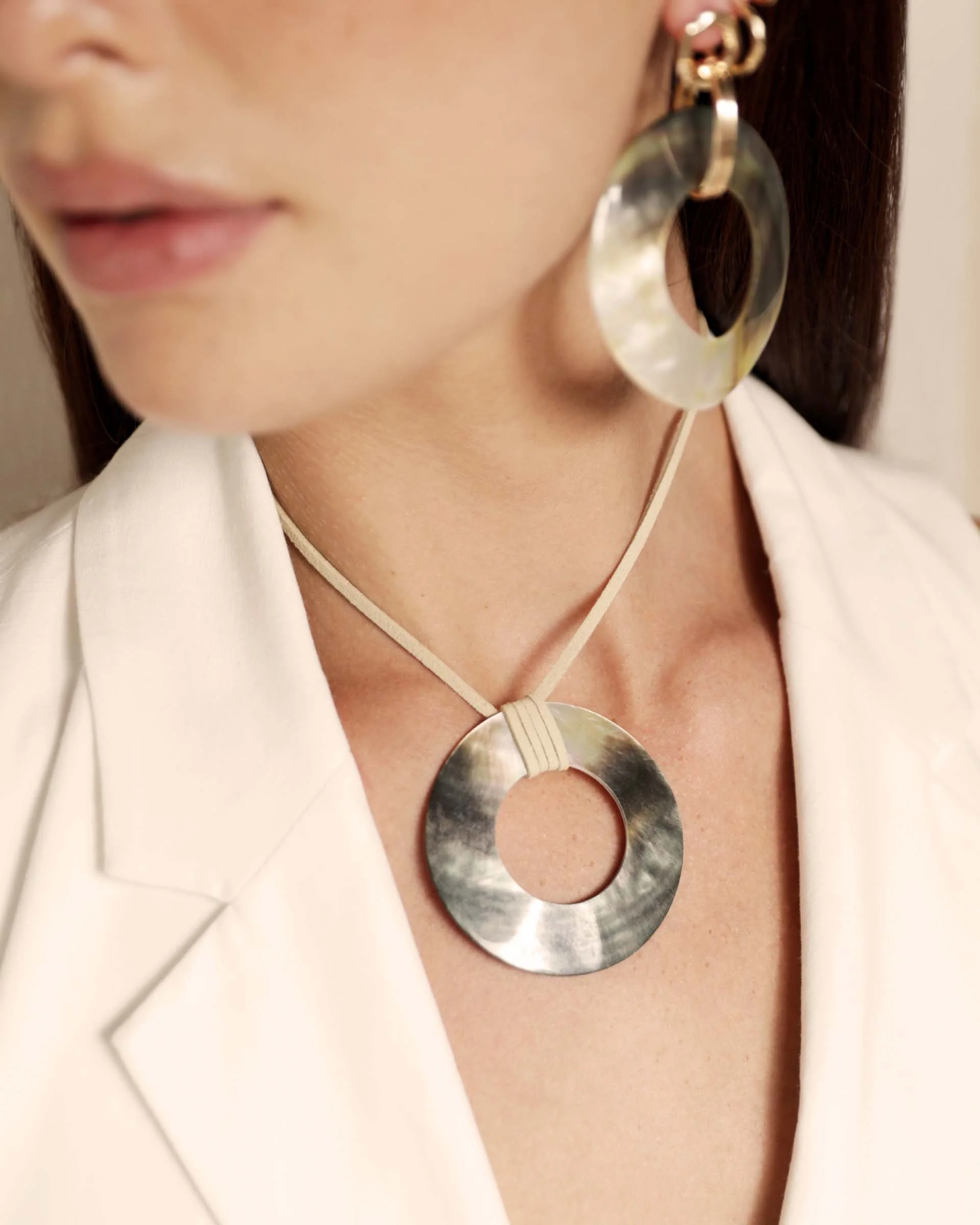 Iridescent Shell Necklace - Image 2