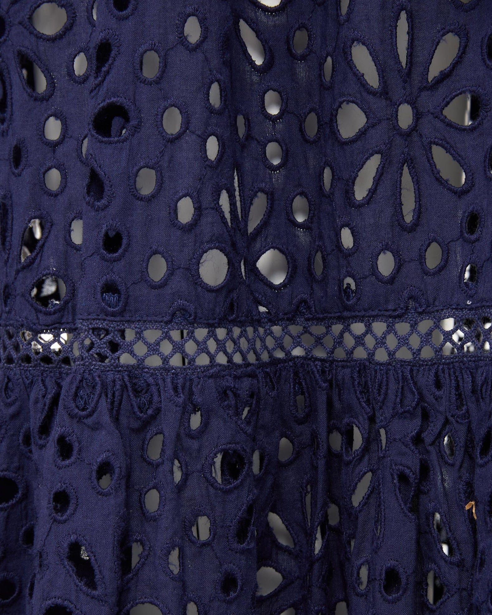 Kristen Dress Navy Seaside Eyelet - Image 11