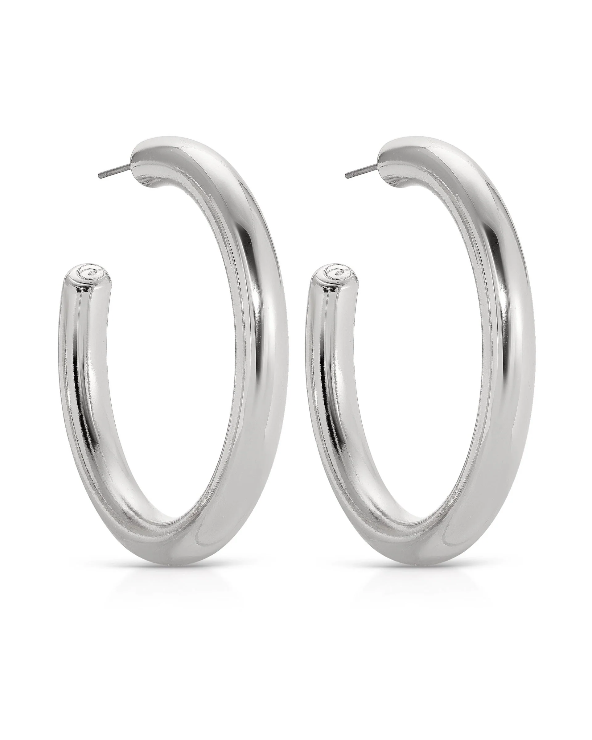 Large Thick Classic Hoops - Image 9