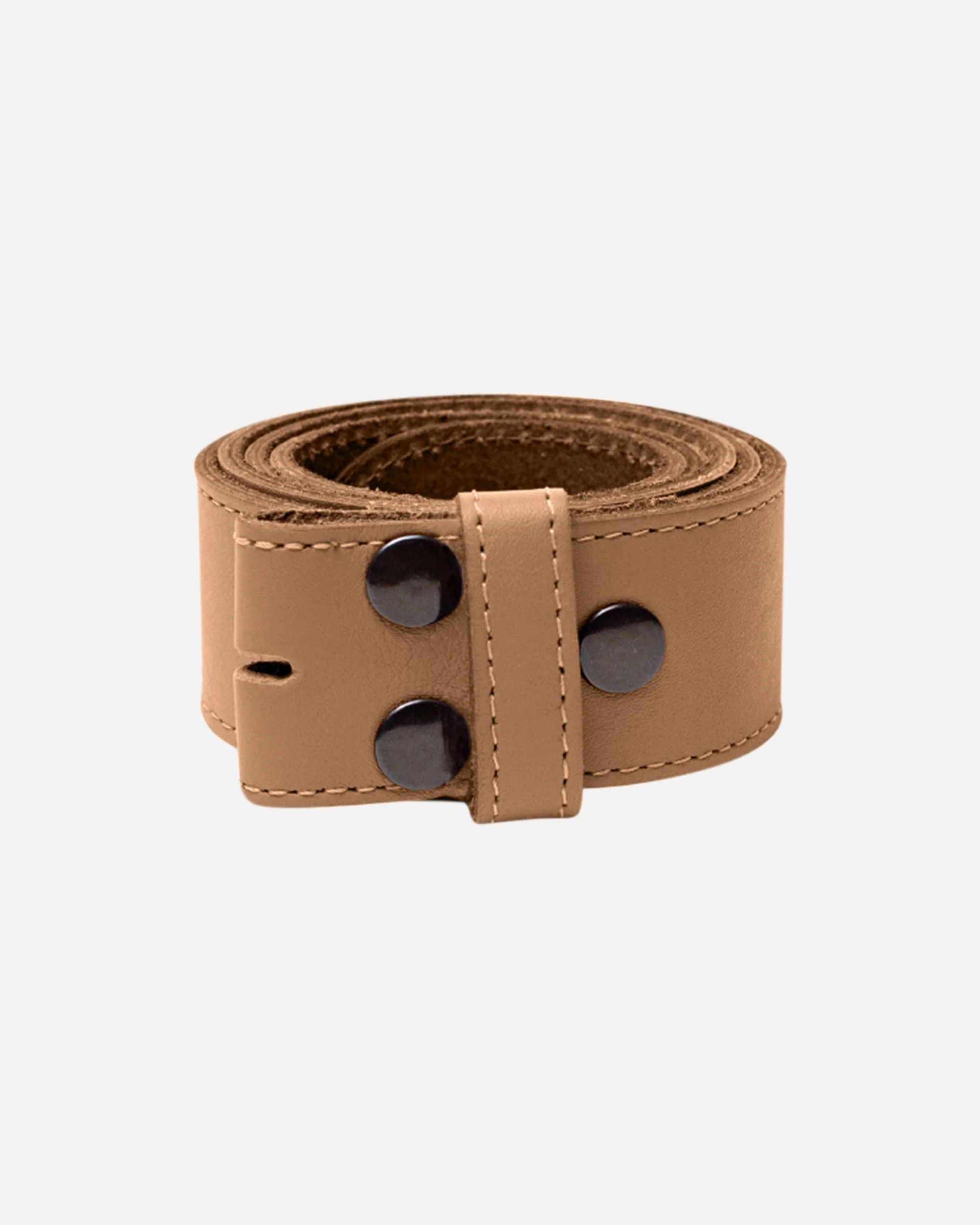 Lia | Camel Soft Leather Belt Strap - Image 3