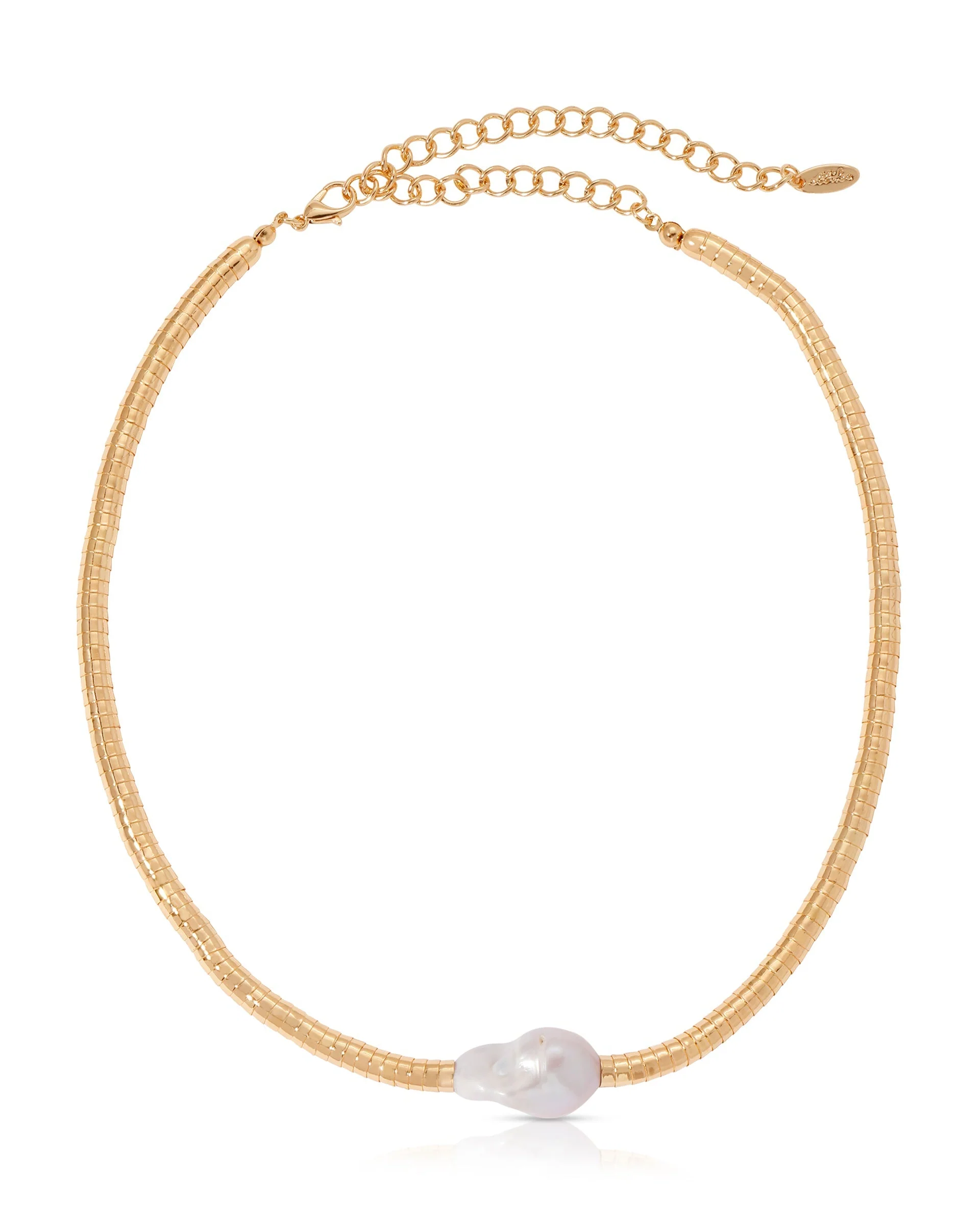 Liquid Gold and Pearl Choker - Image 3
