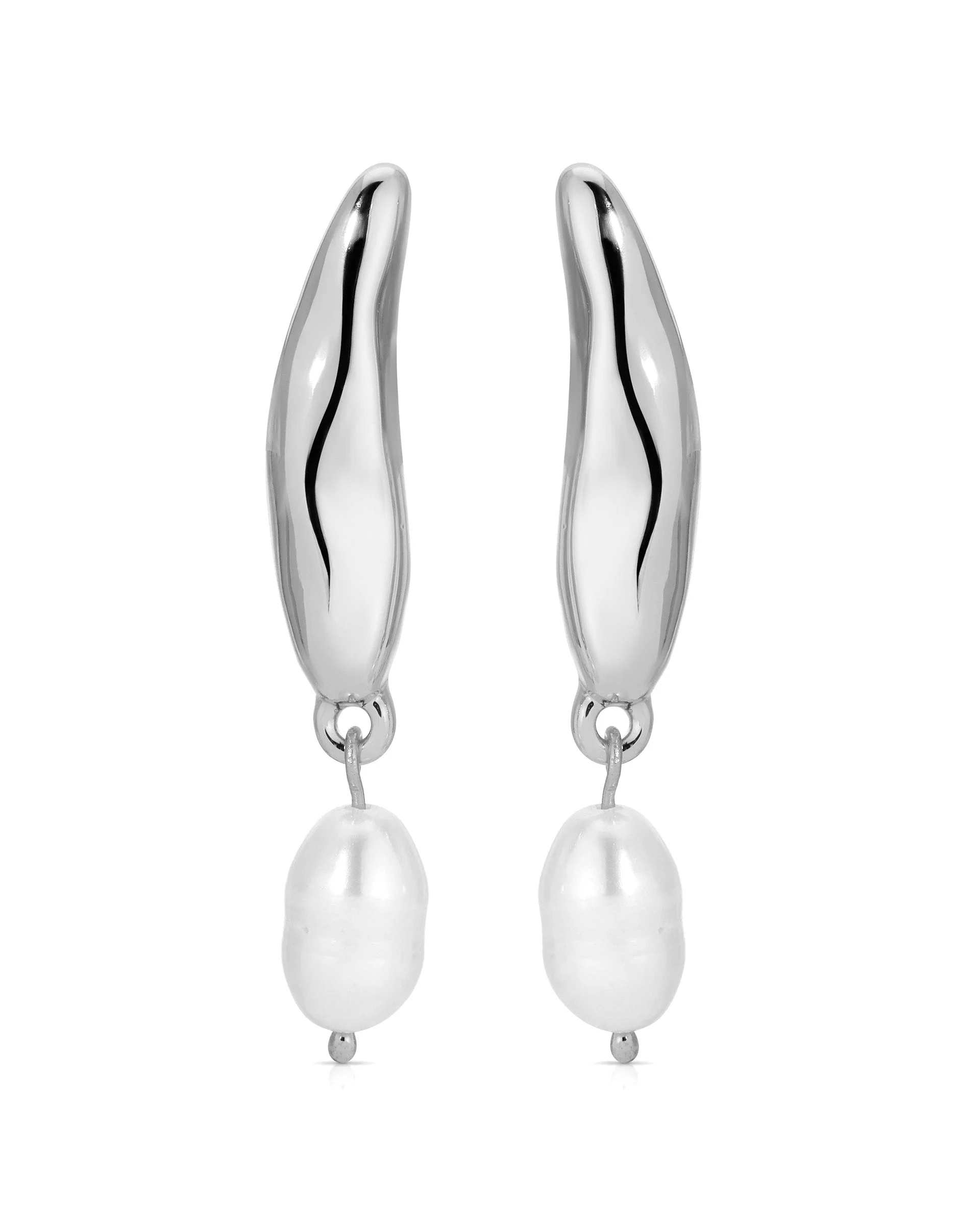 Liquid Luxe Pearl Earrings - Image 9