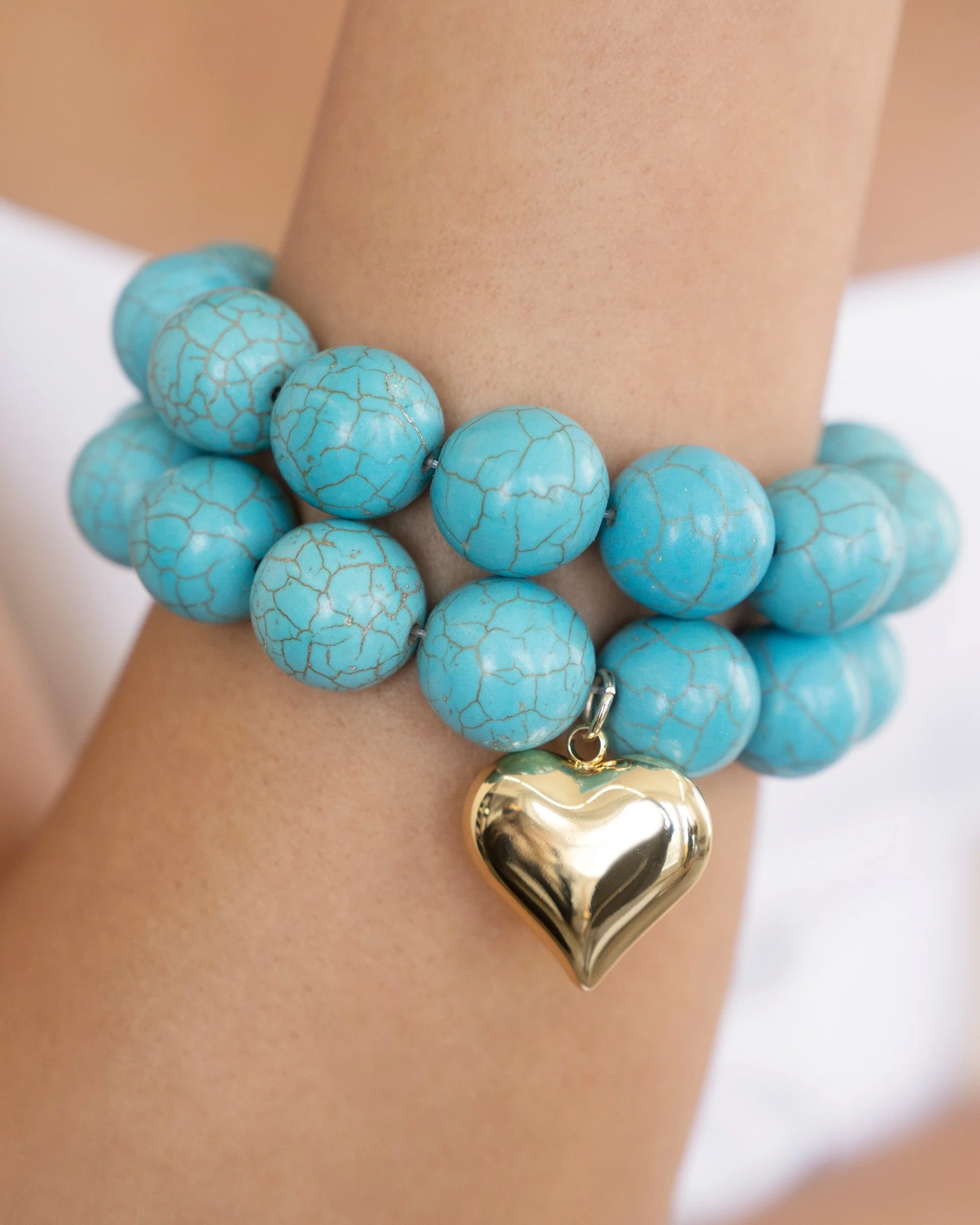 Luck and Love Turquoise Bracelet Set - Image 4