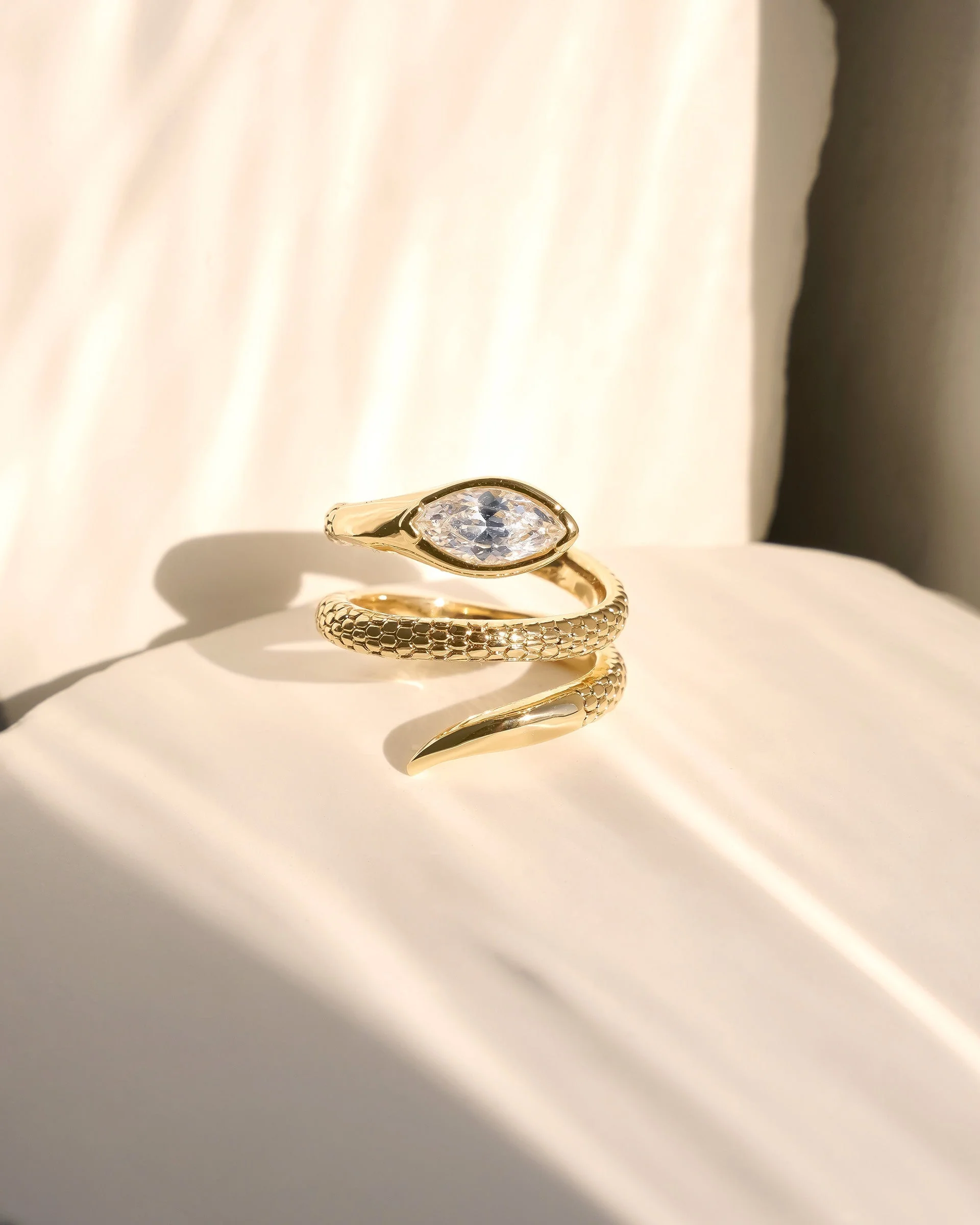 Marquise Coiled Ring - Image 4