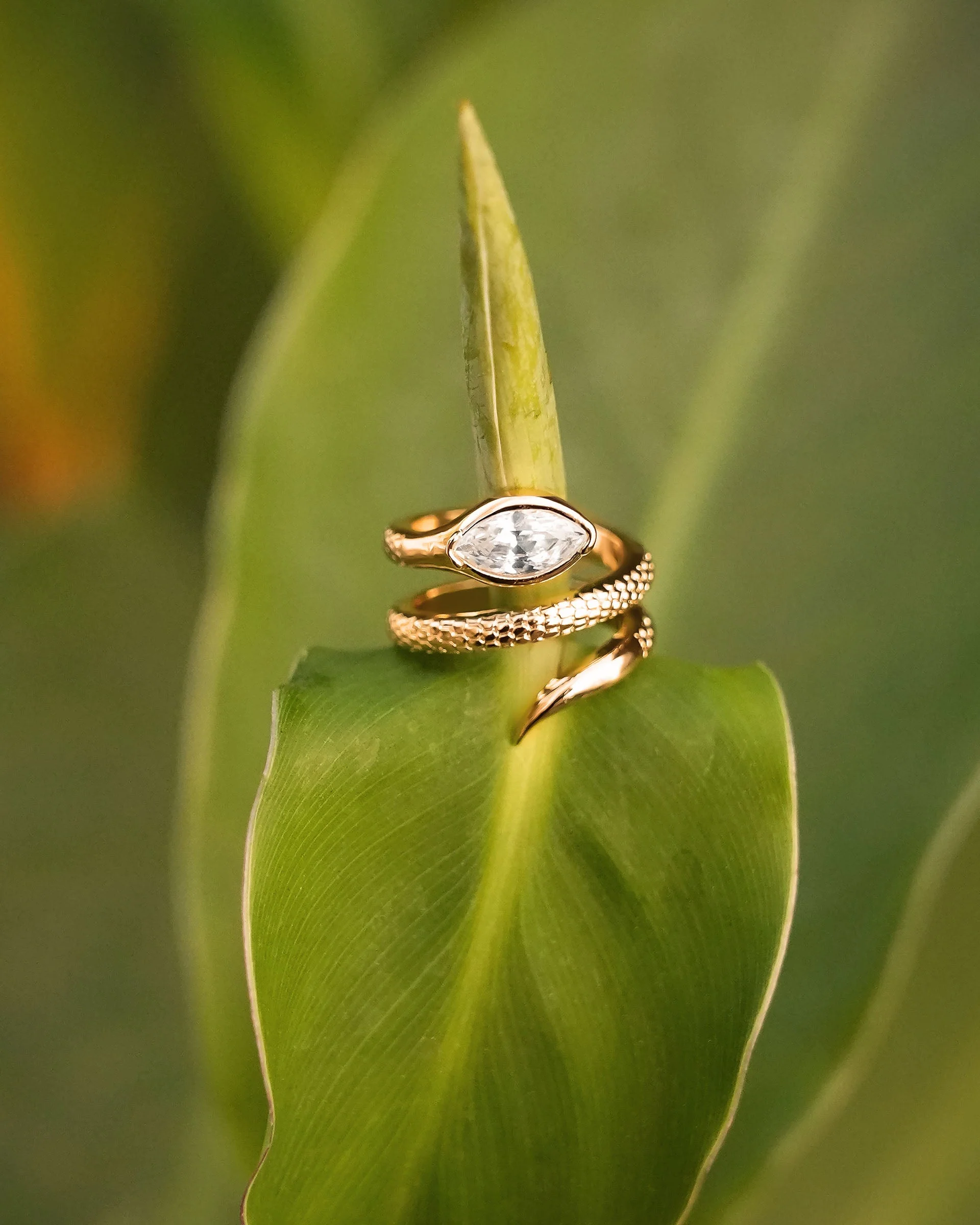 Marquise Coiled Ring - Image 6