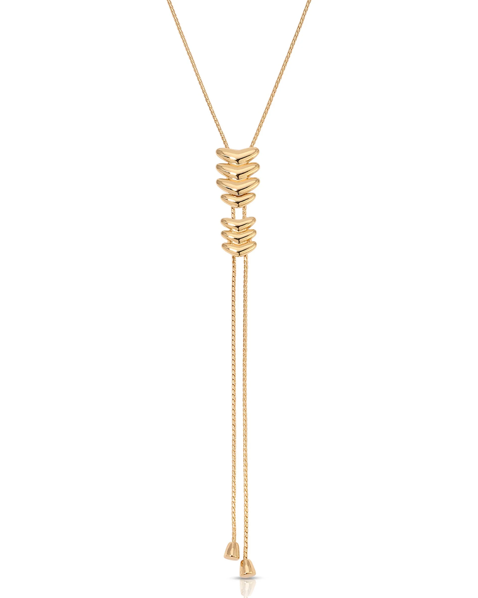 Metal Moderna Bolo Necklace - Image 4