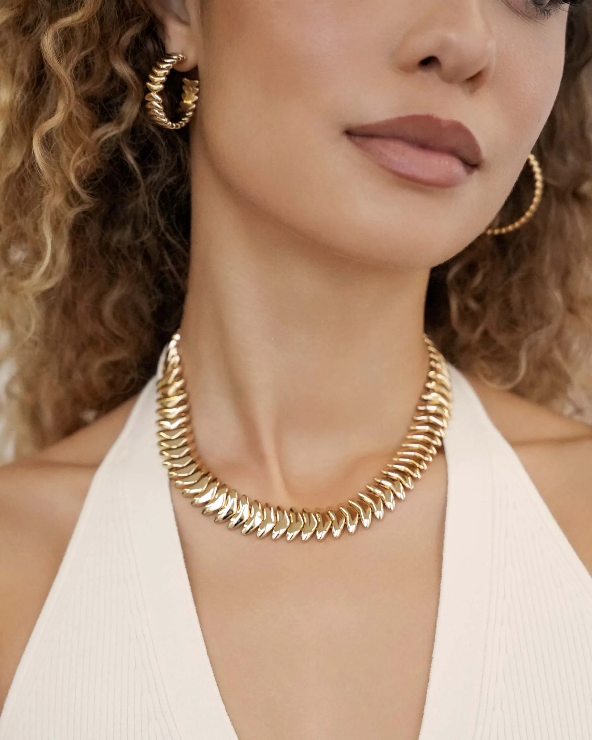 Metal Moderna Necklace - Image 6