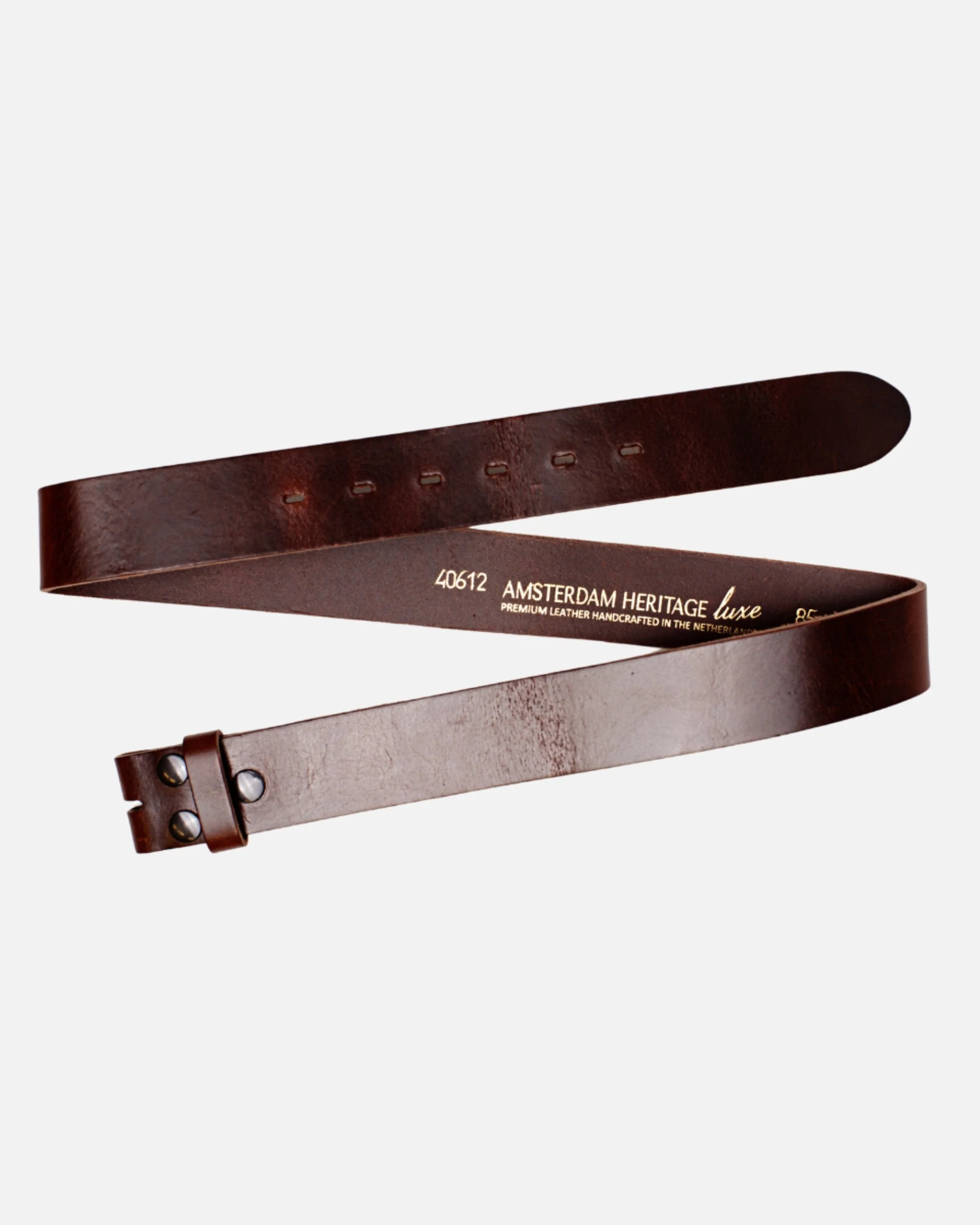 Mia | Brown Smooth Leather Belt Strap - Image 6