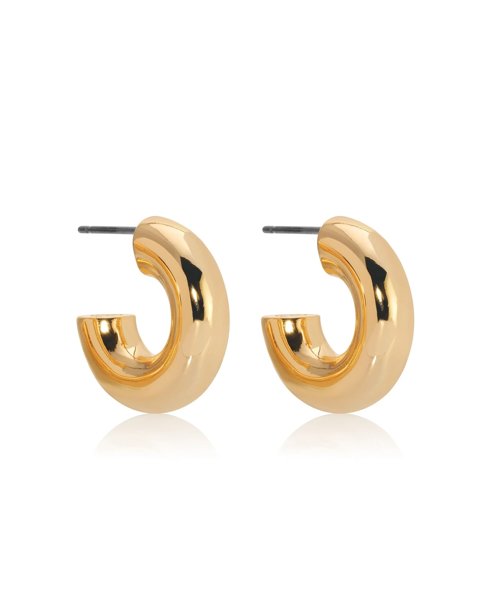 Mini Thick Classic Hoops - Image 5