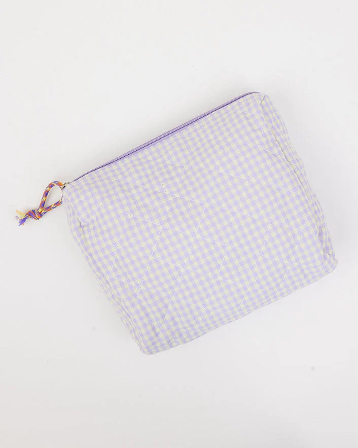 Mini Zip Check Bag
