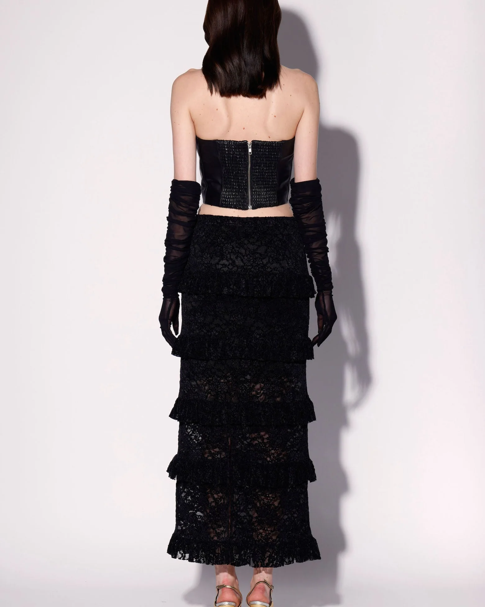 Paige Skirt, Black Lace - Image 4
