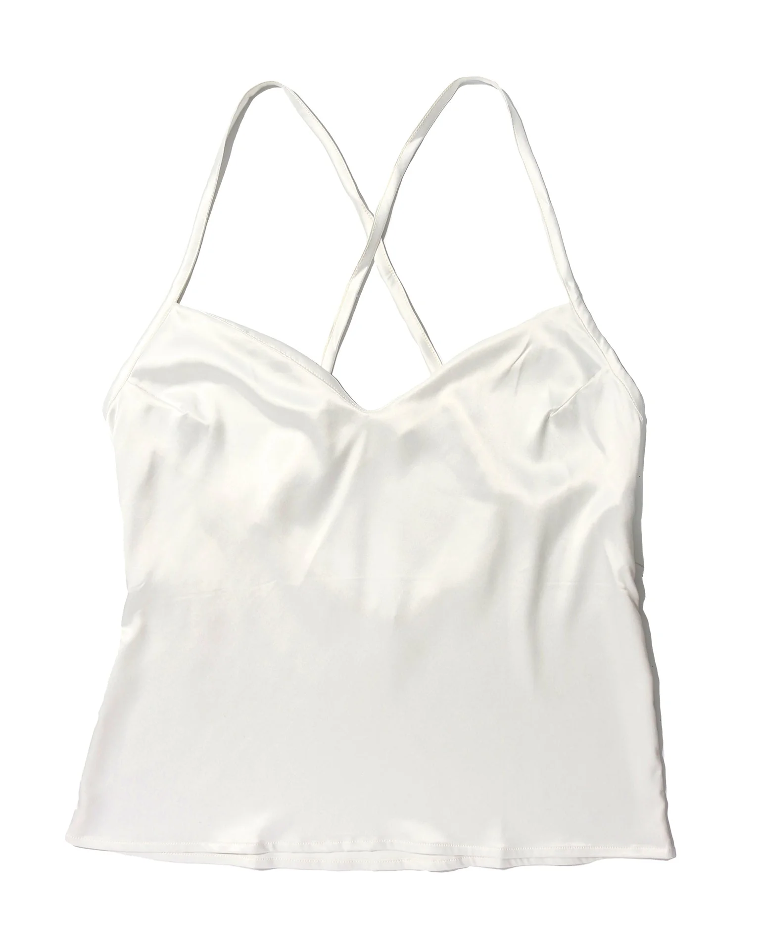Satin Sleep Cami Light Ivory - Image 2