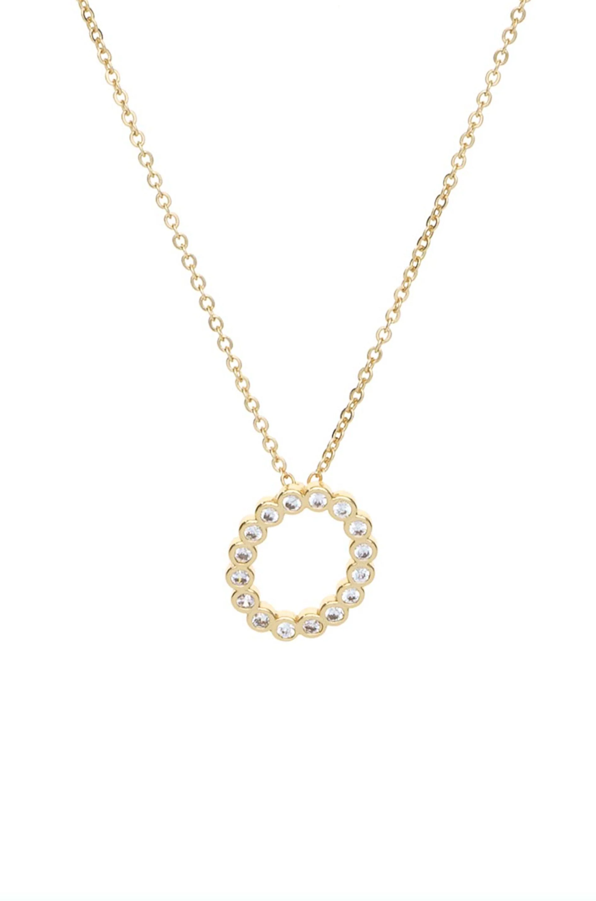 Simple Crystal Initial Necklace - Image 20