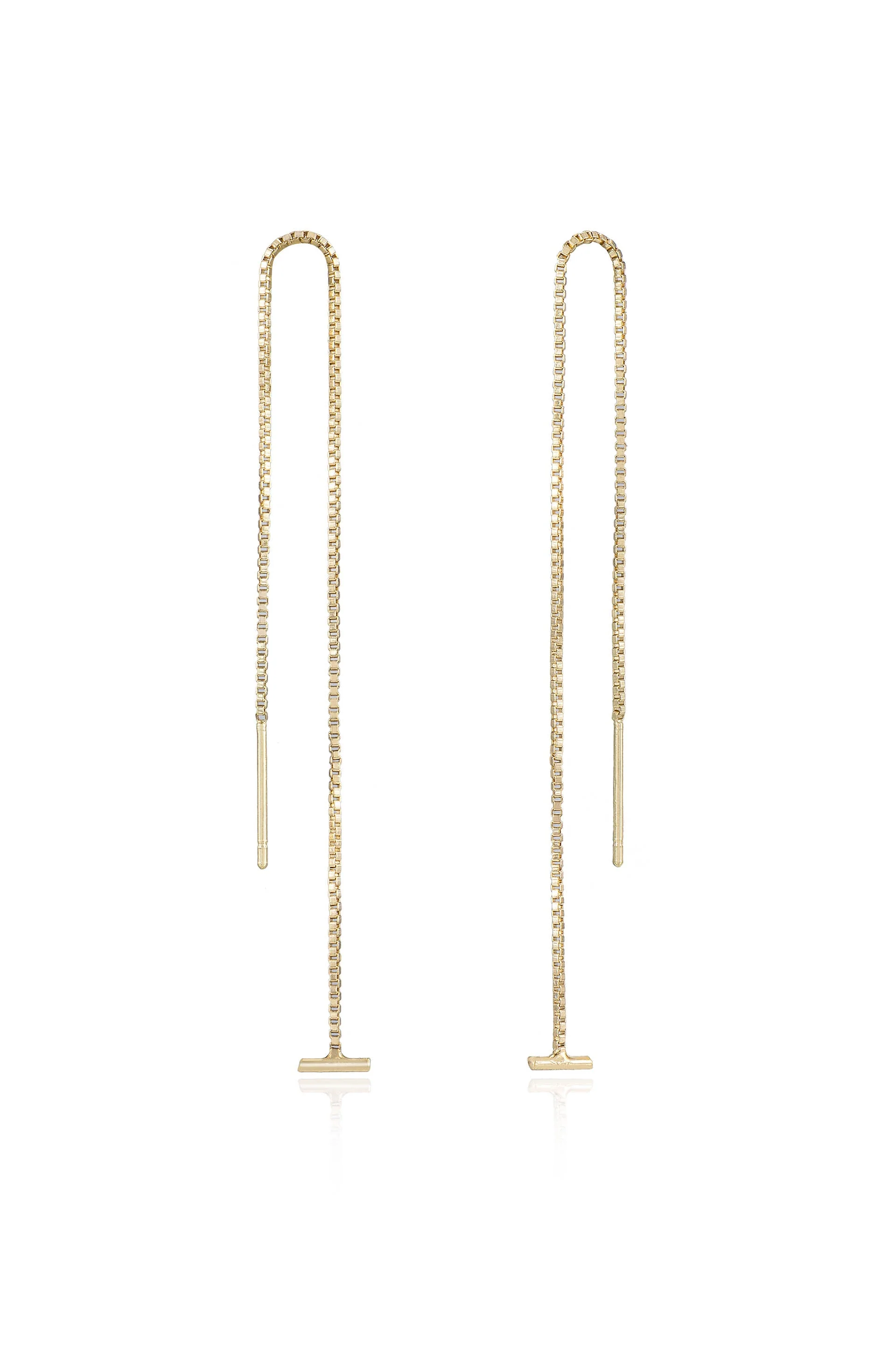 Single Chain Threader Earrings