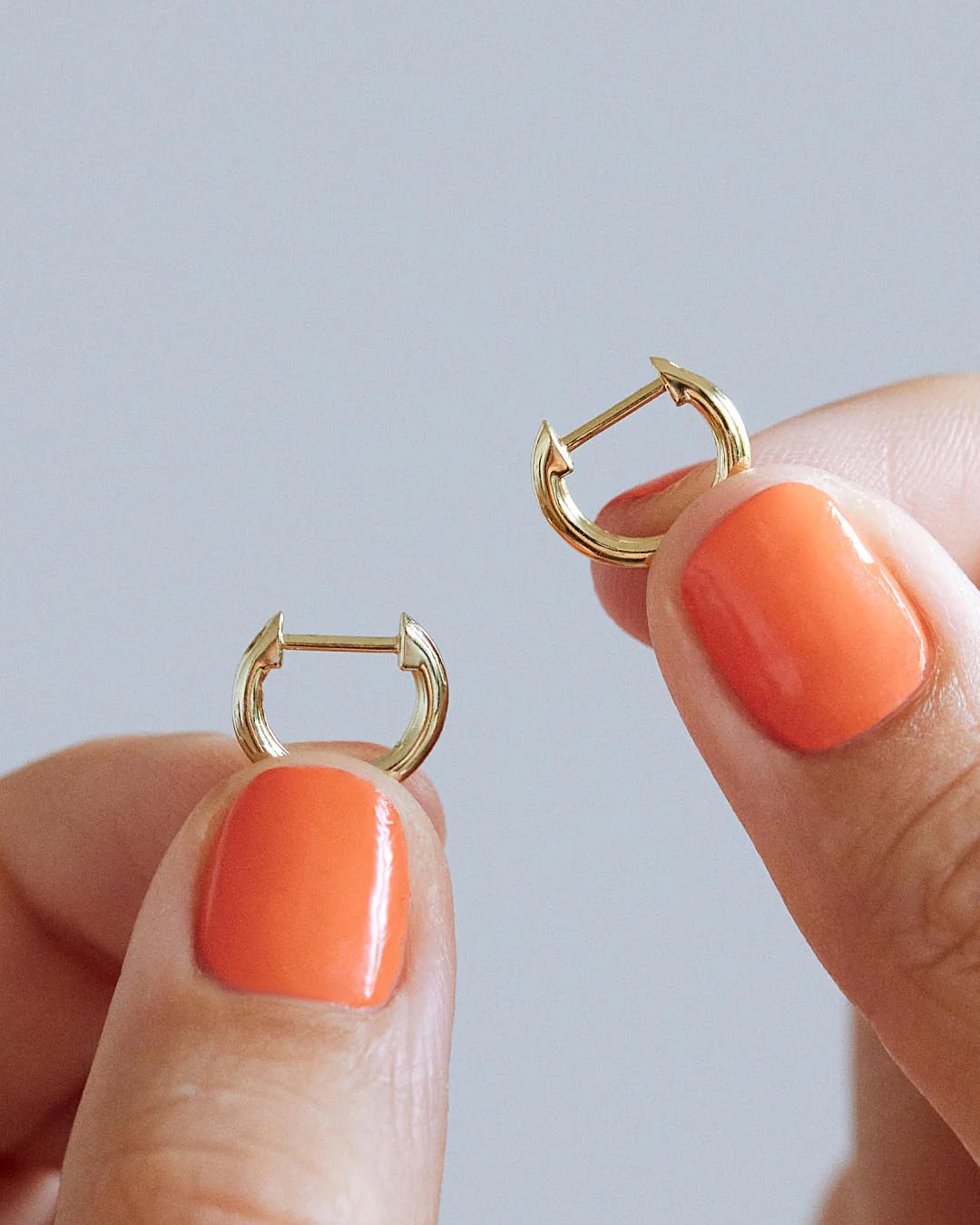 Sterling Silver - Mini Huggie Hoops - Image 3