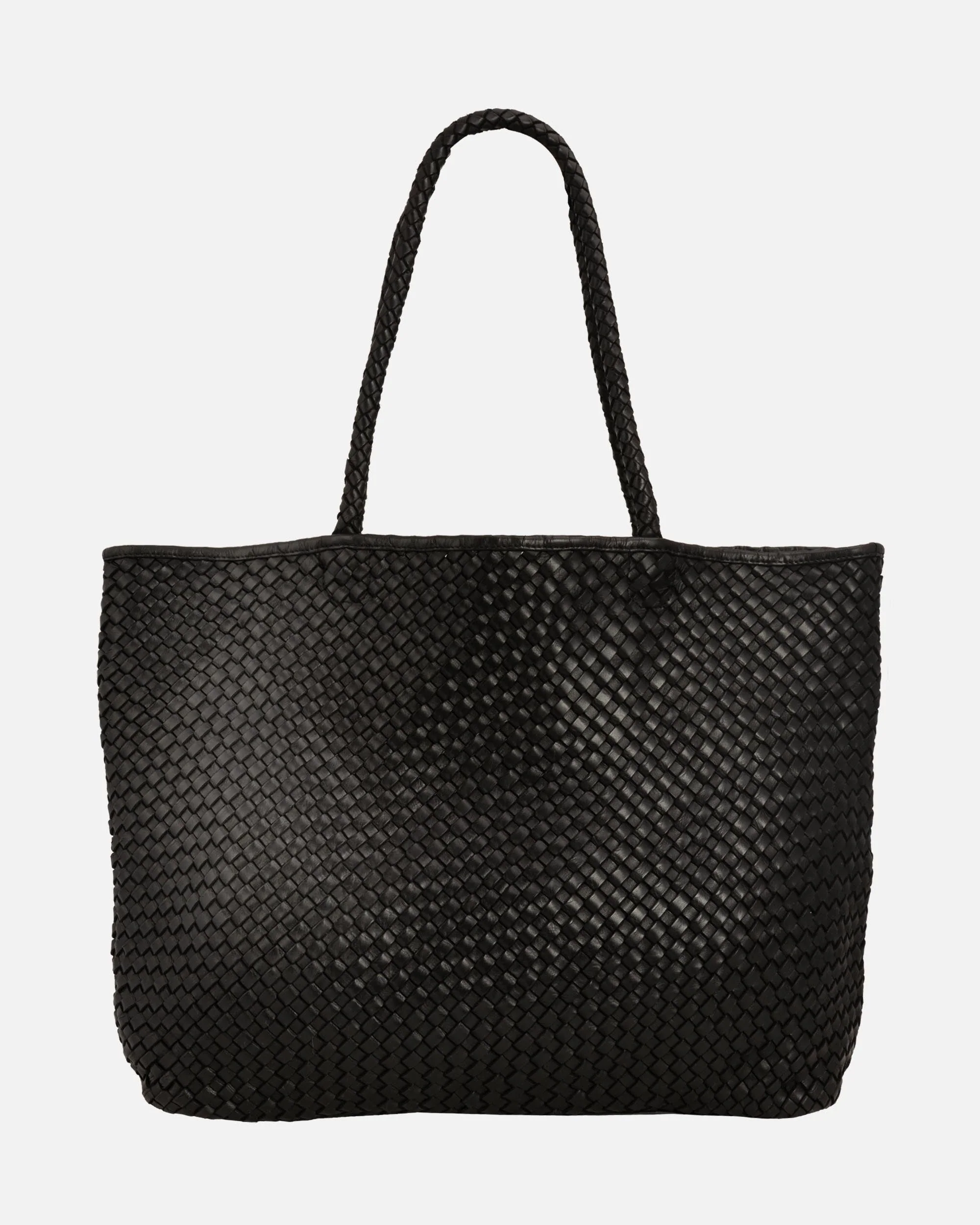 Taylor | Woven Leather Tote Bag - Image 23